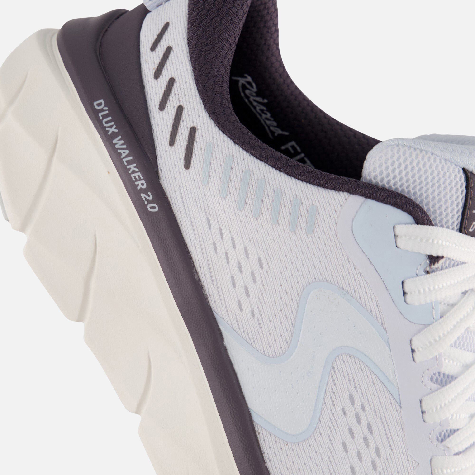 Skechers D'Lux Walker Sneakers wit Synthetisch afbeelding 4