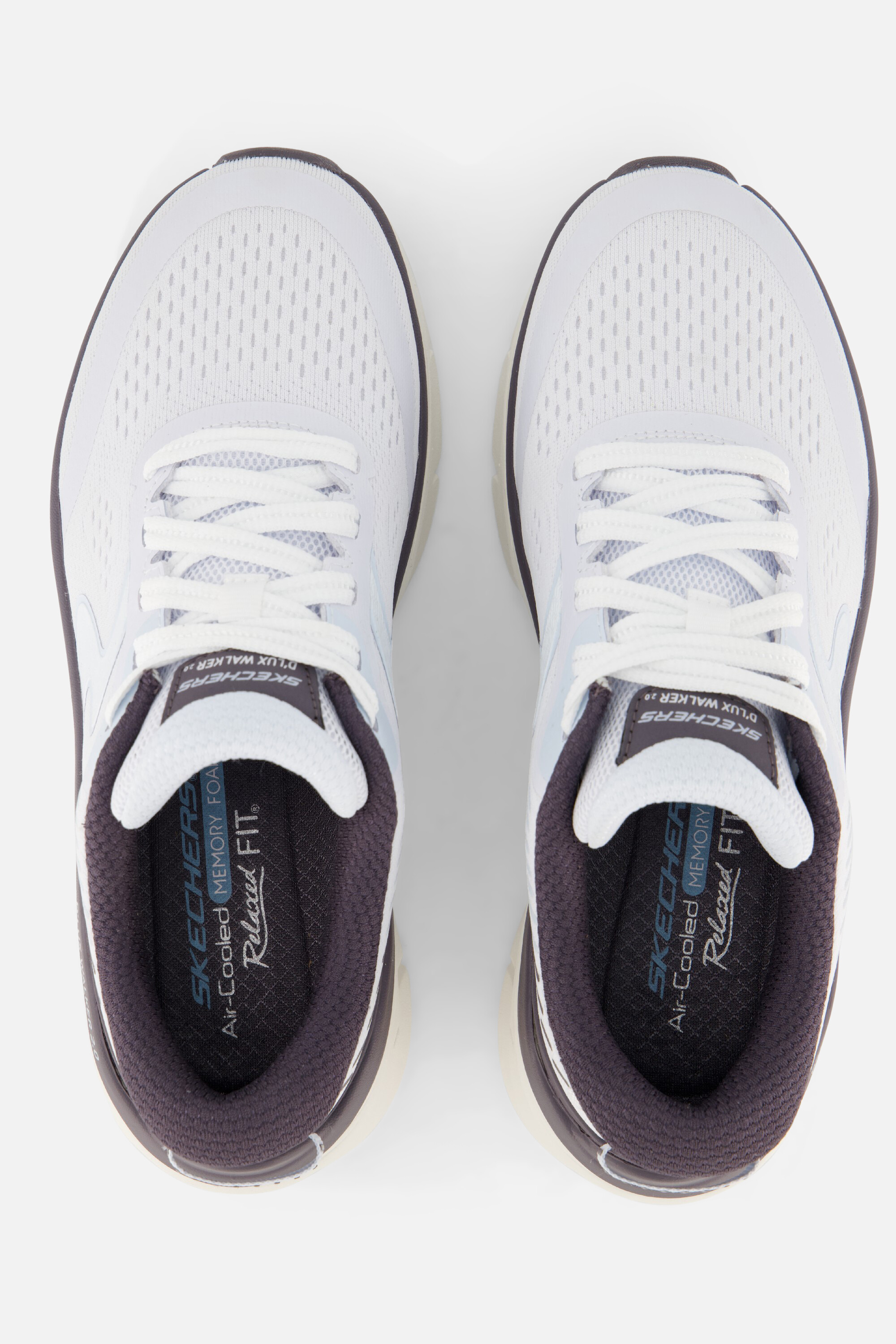 Skechers D'Lux Walker Sneakers wit Synthetisch afbeelding 2