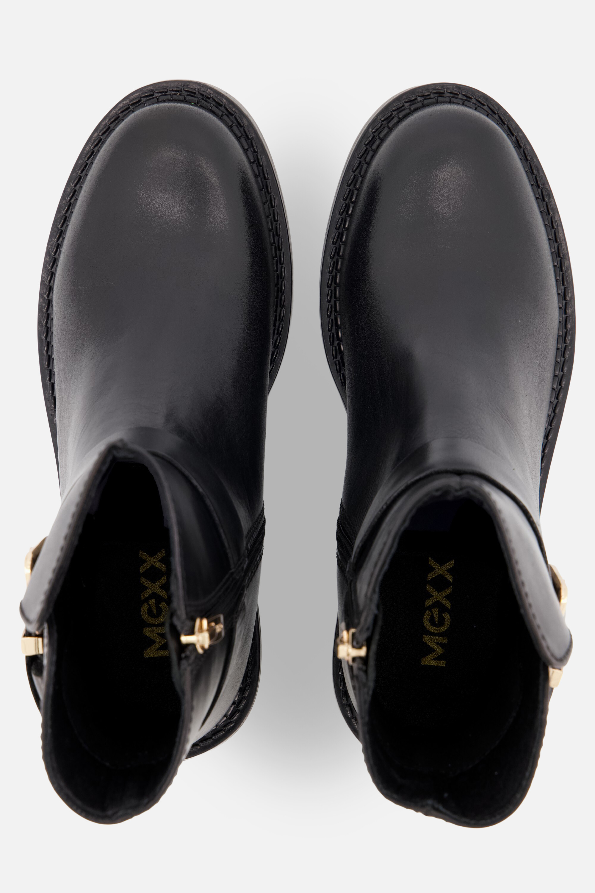 Mexx Piera Mabel Biker boots zwart Leer afbeelding 2