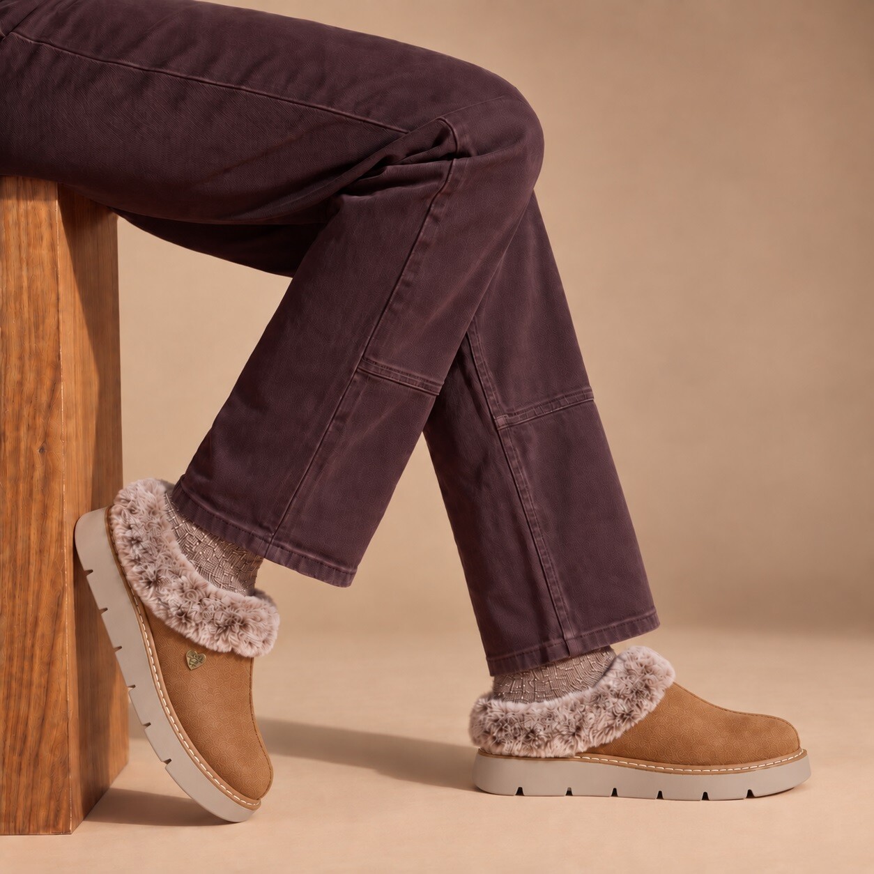 Skechers Skechers Keepsakes Lite Pantoffels cognac