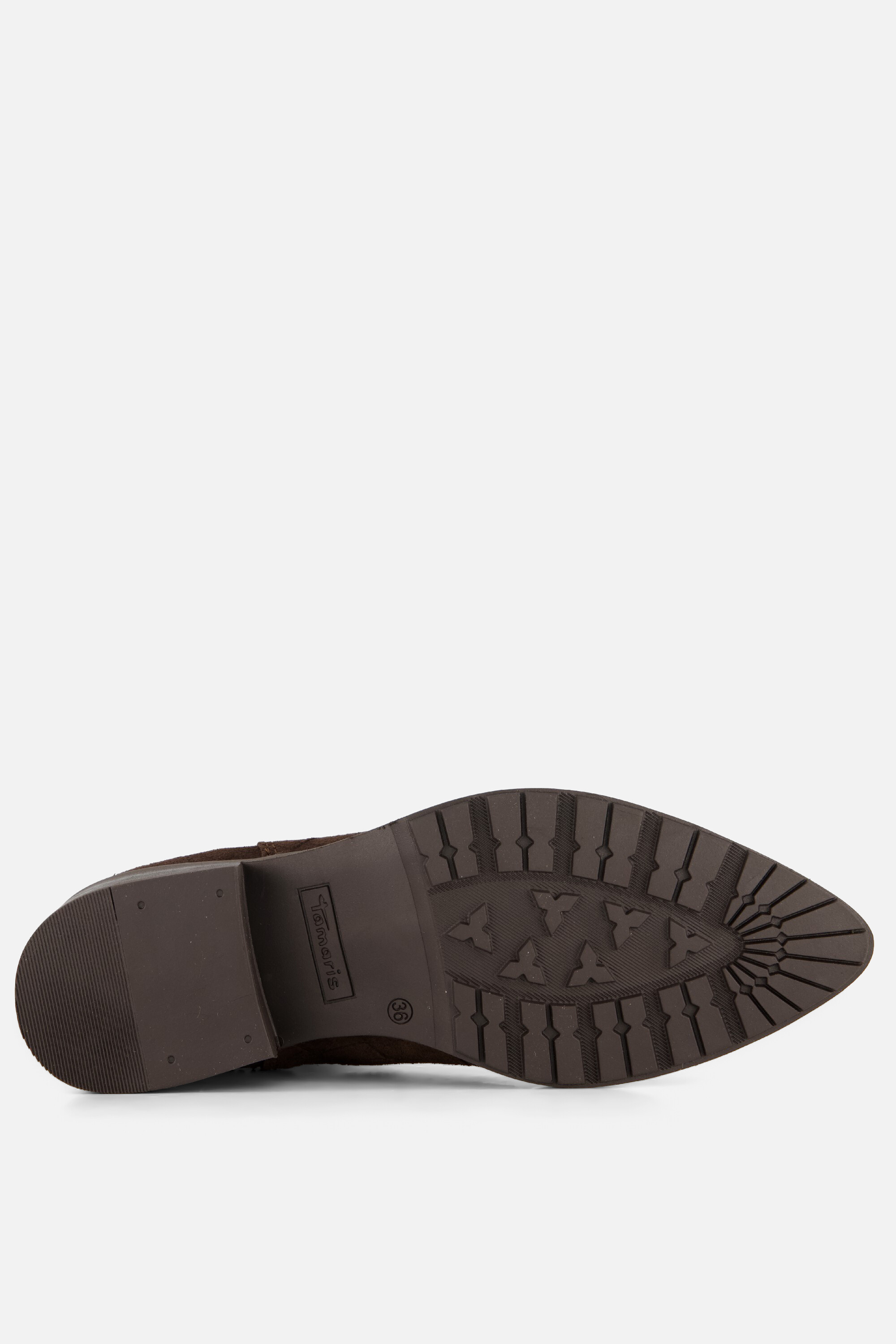 Tamaris Enkellaarsjes bruin Suede afbeelding 3