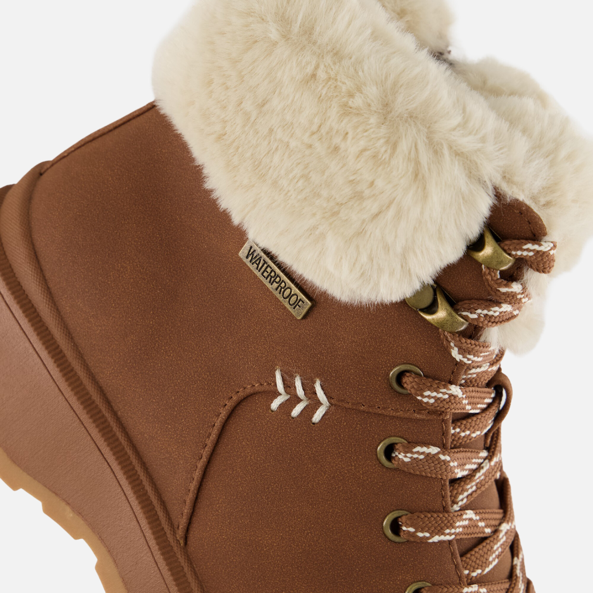 Skechers Park City Veterboots cognac Nubuck afbeelding 4