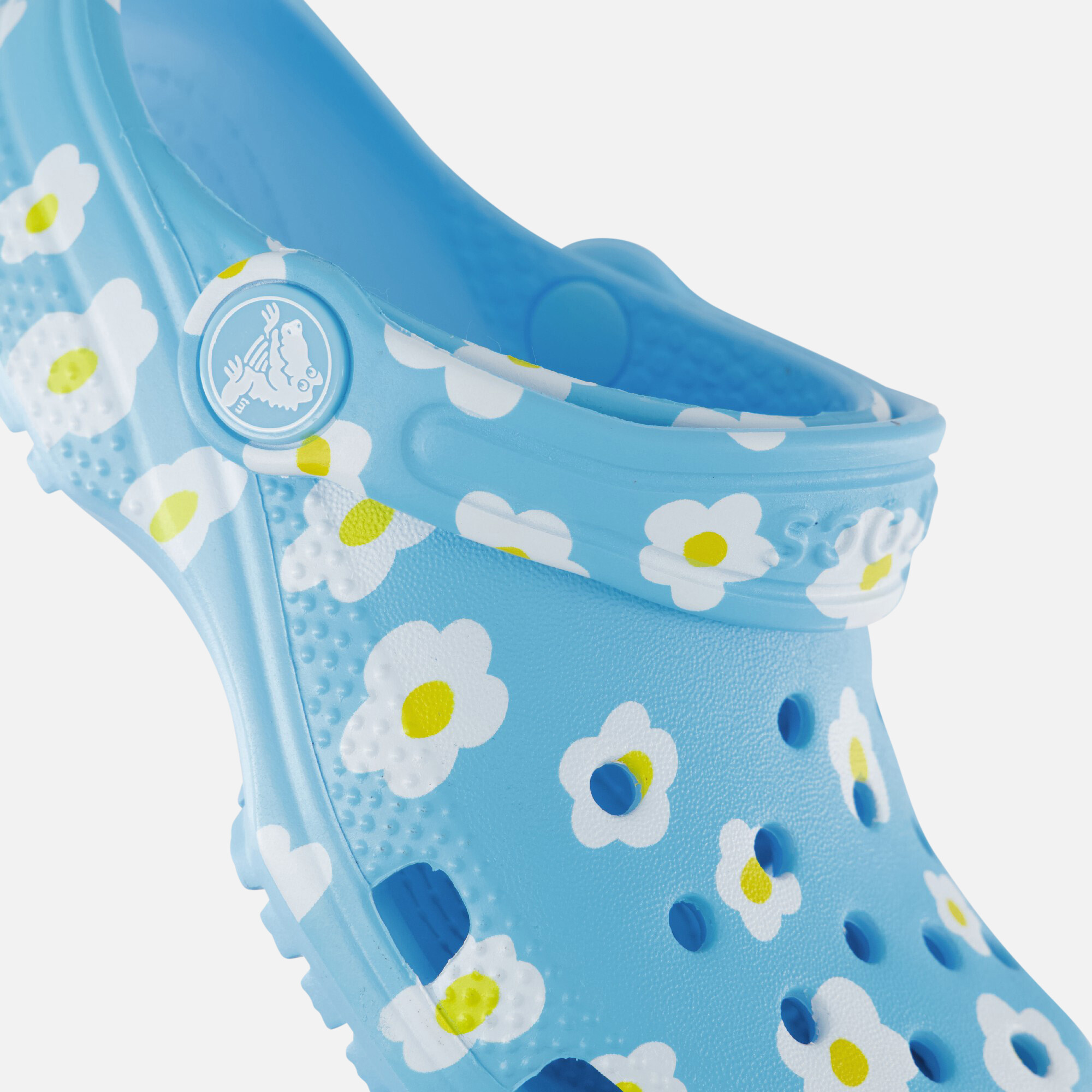 Crocs Classic Clogs Slippers blauw Rubber afbeelding 3
