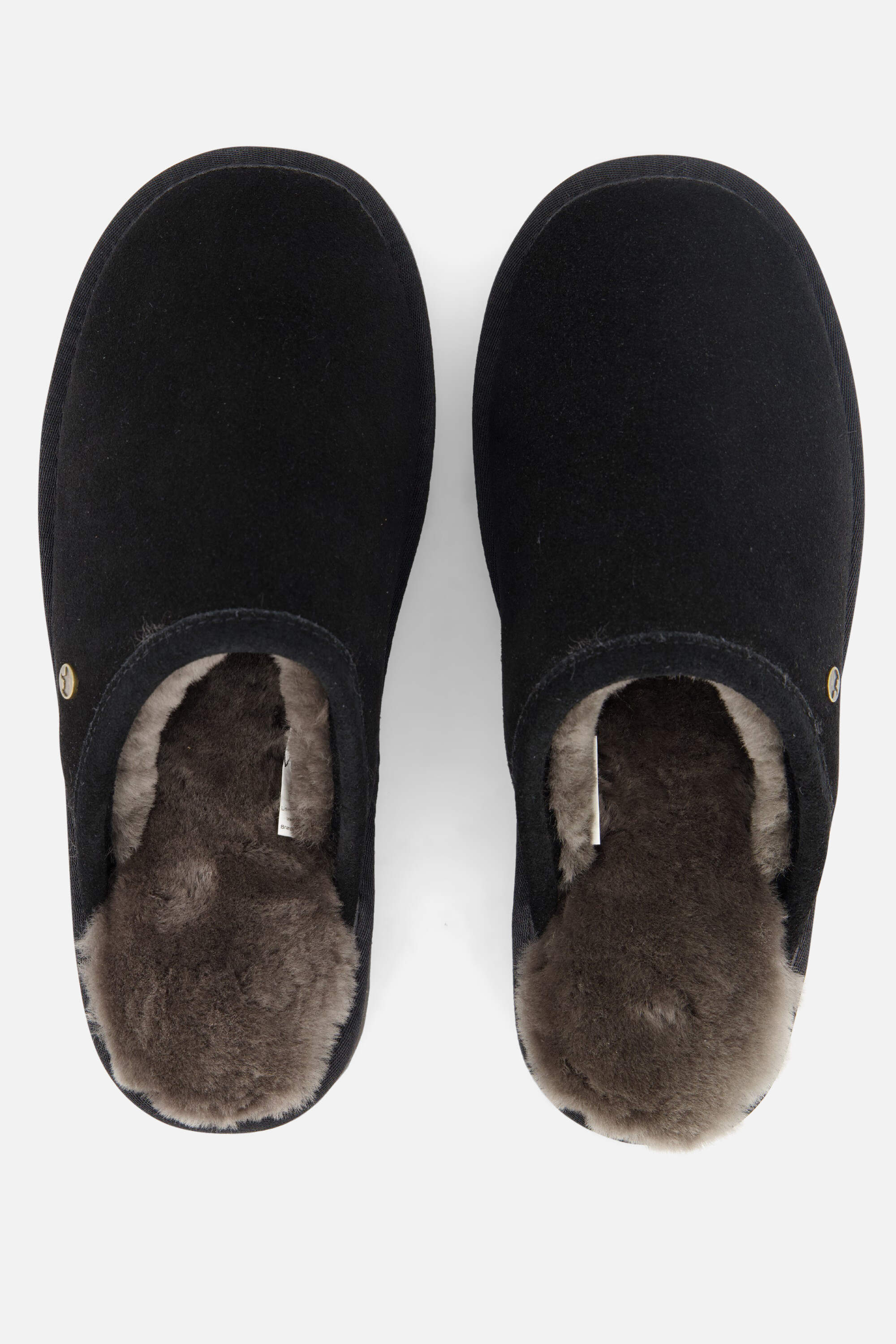 Warmbat Classic Pantoffels zwart Suede afbeelding 2