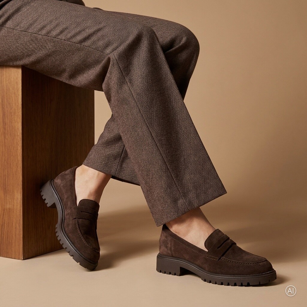 Tamaris Tamaris Instappers bruin Suede