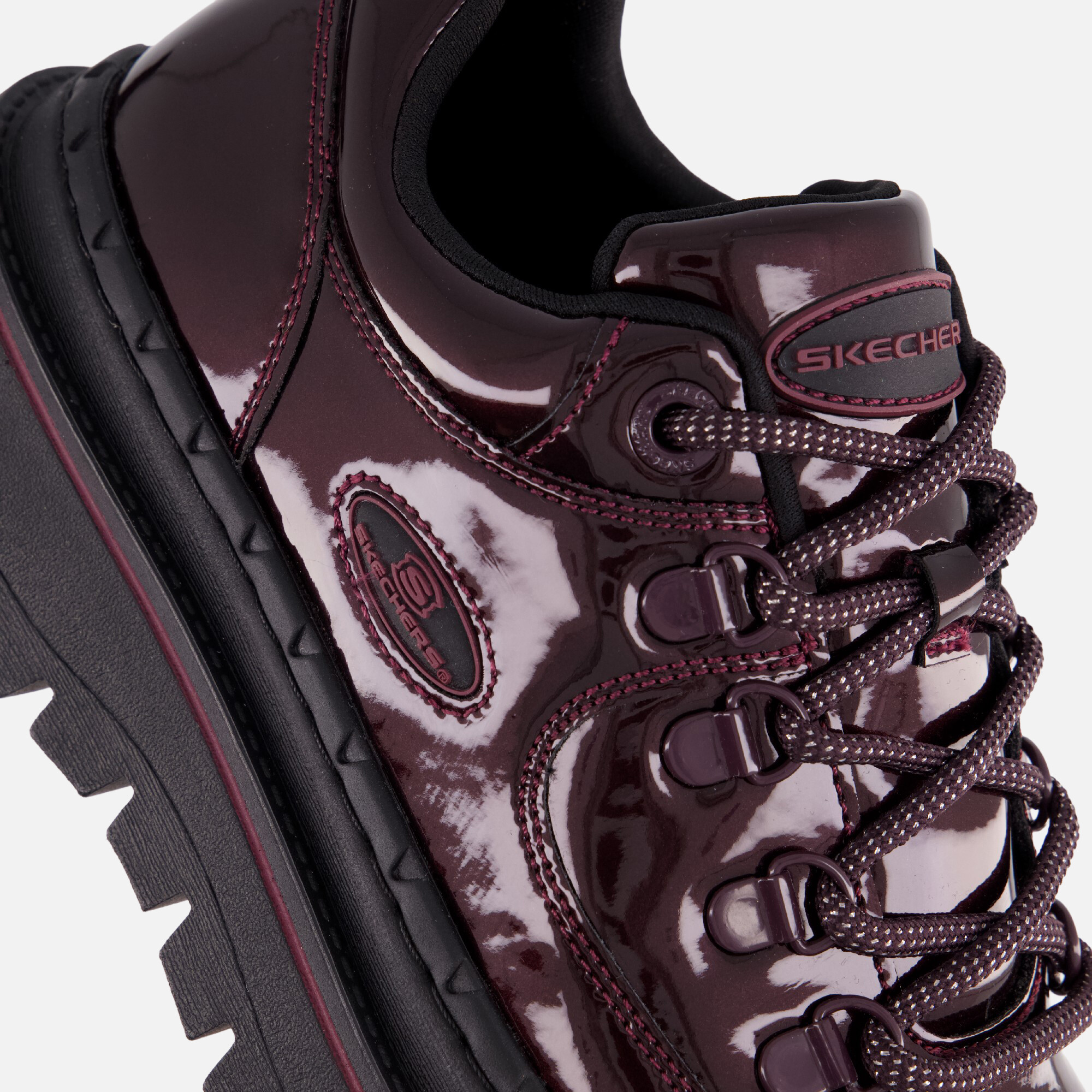 Skechers Jammers cool block sneakers bordeauxrood