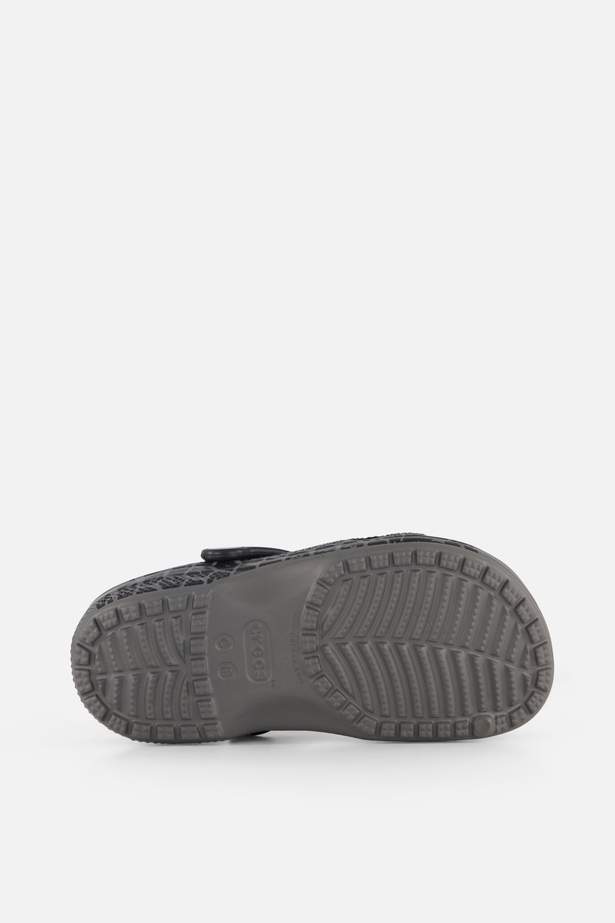 Crocs Classic Clogs Slippers grijs Rubber afbeelding 2