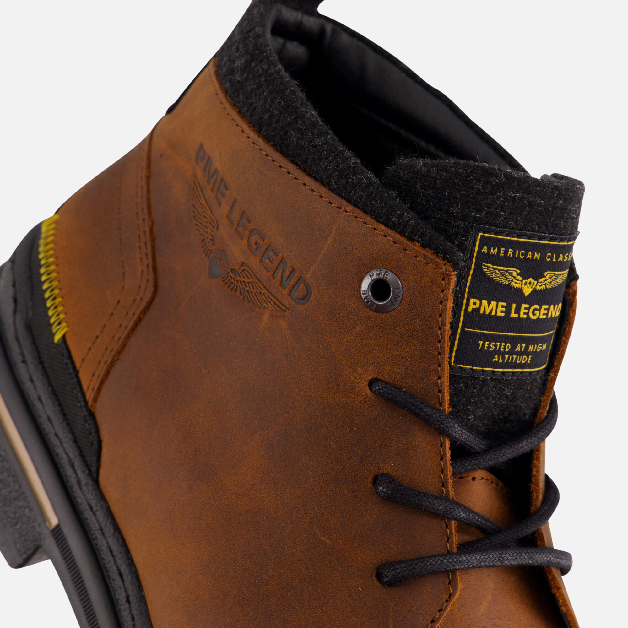 PME Legend Fleetman Veterschoenen cognac Leer afbeelding 4