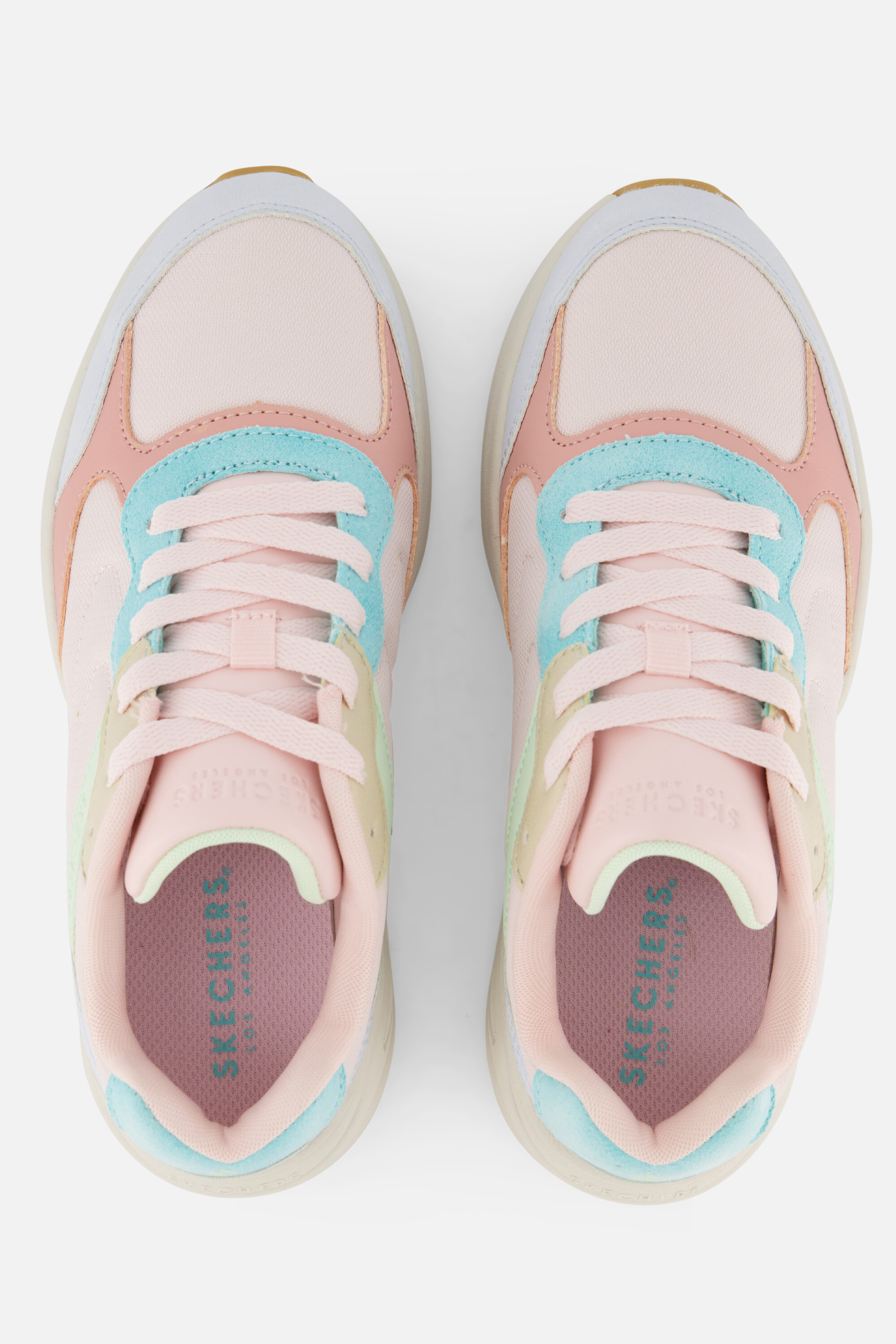 Skechers Nova Jogger Sneakers roze Textiel afbeelding 3