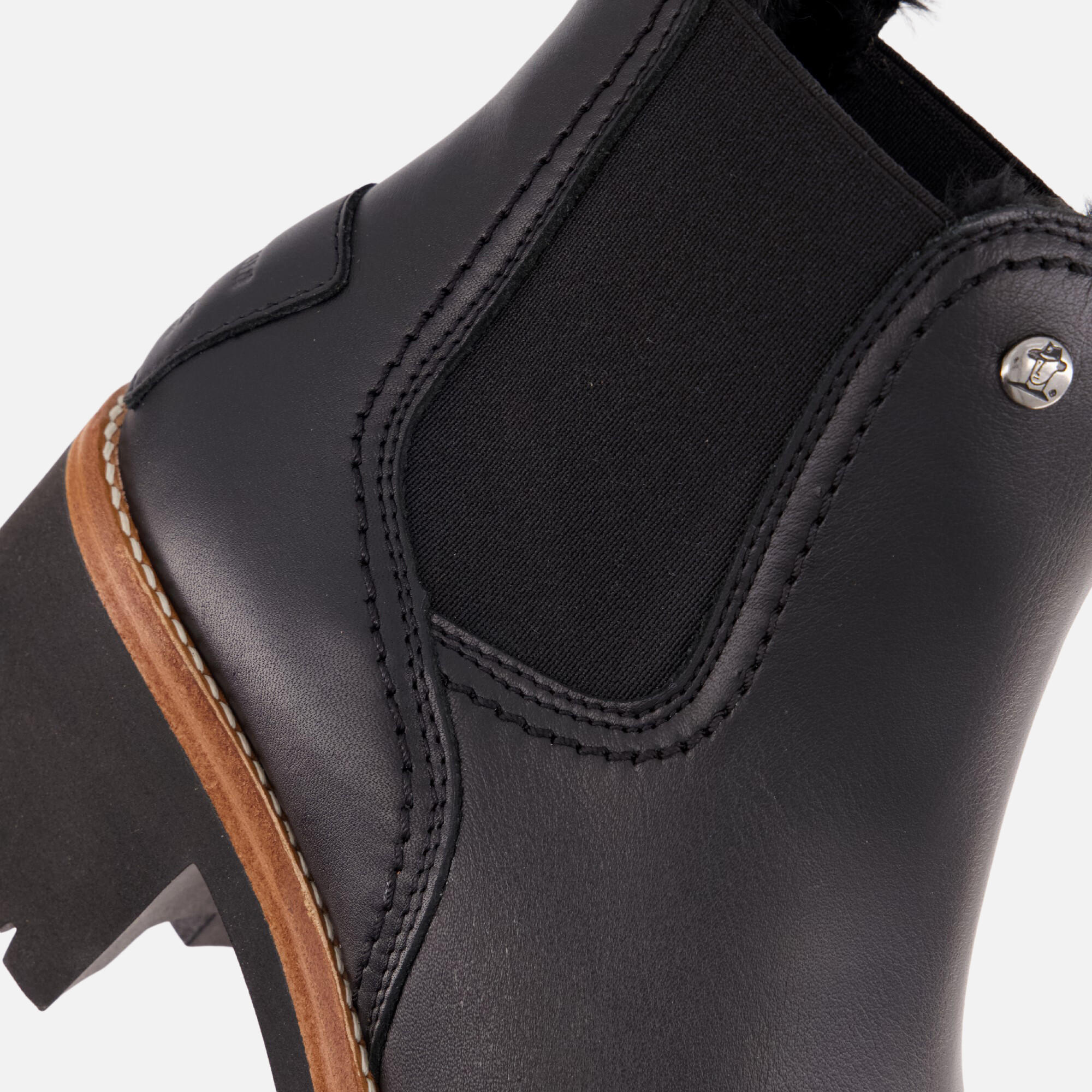 Panama Jack Pia B34 Chelsea boots zwart Nubuck afbeelding 4