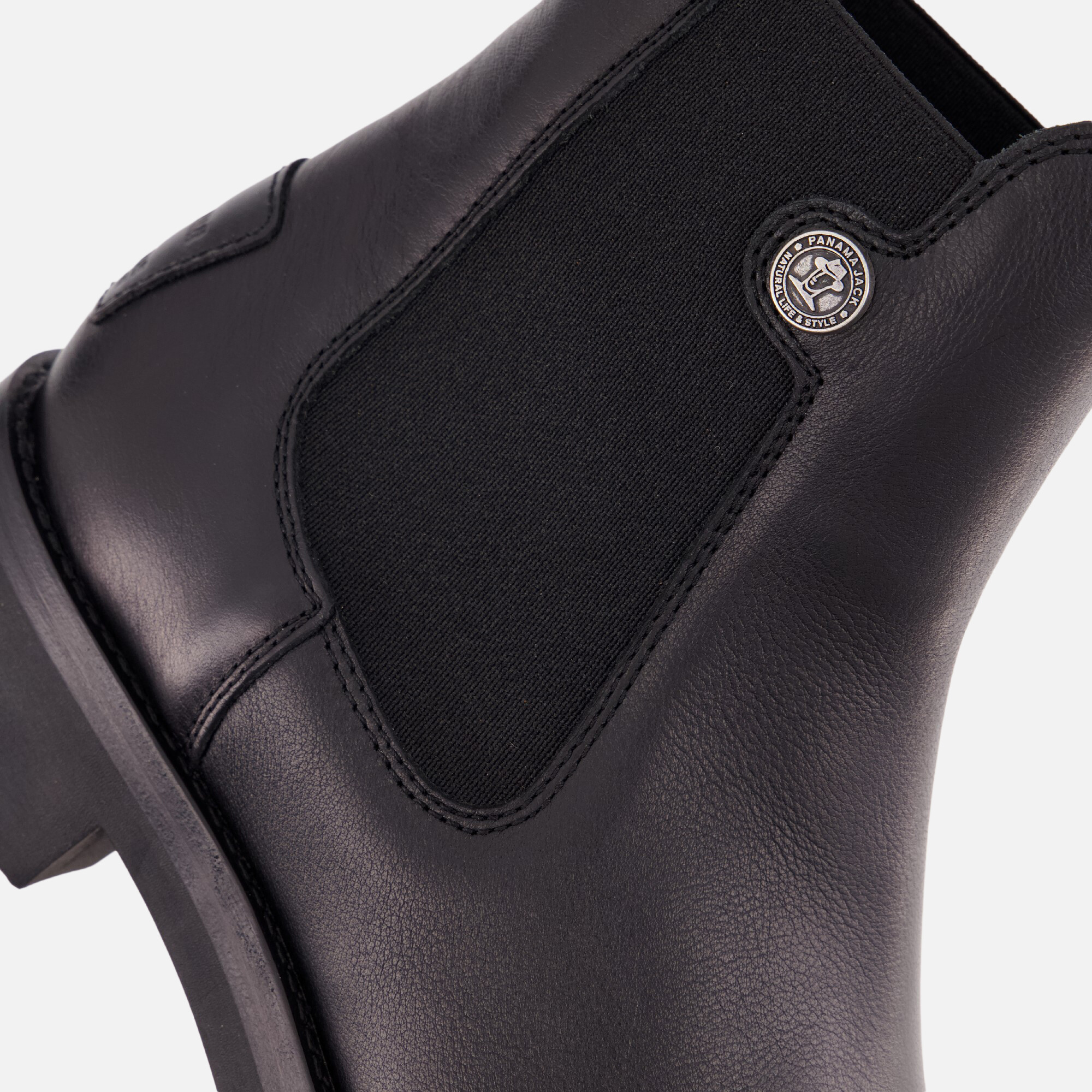 Panama Jack Francesca B1 Chelsea boots zwart Leer afbeelding 4
