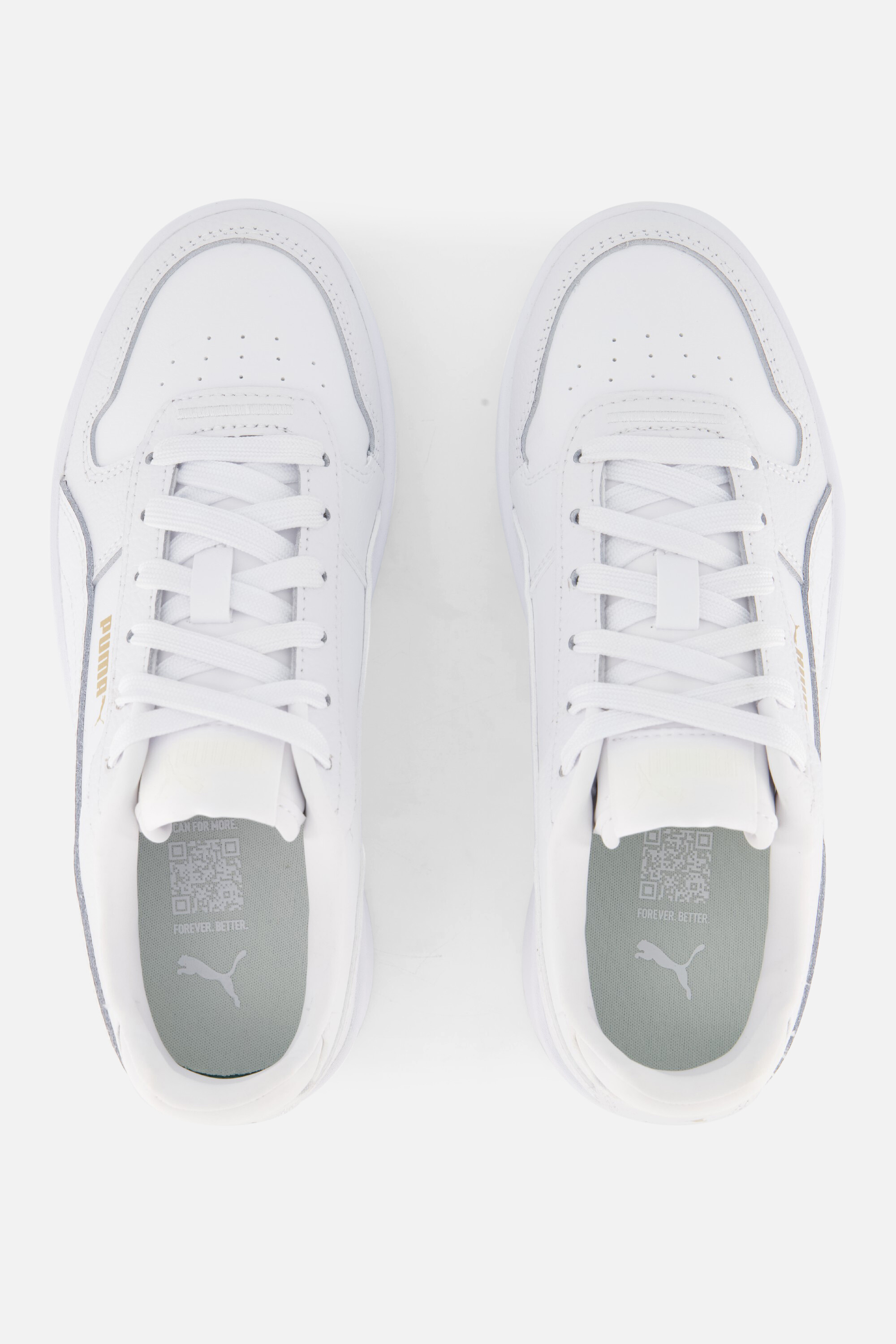 Puma Carina Street Sneakers wit Textiel afbeelding 3