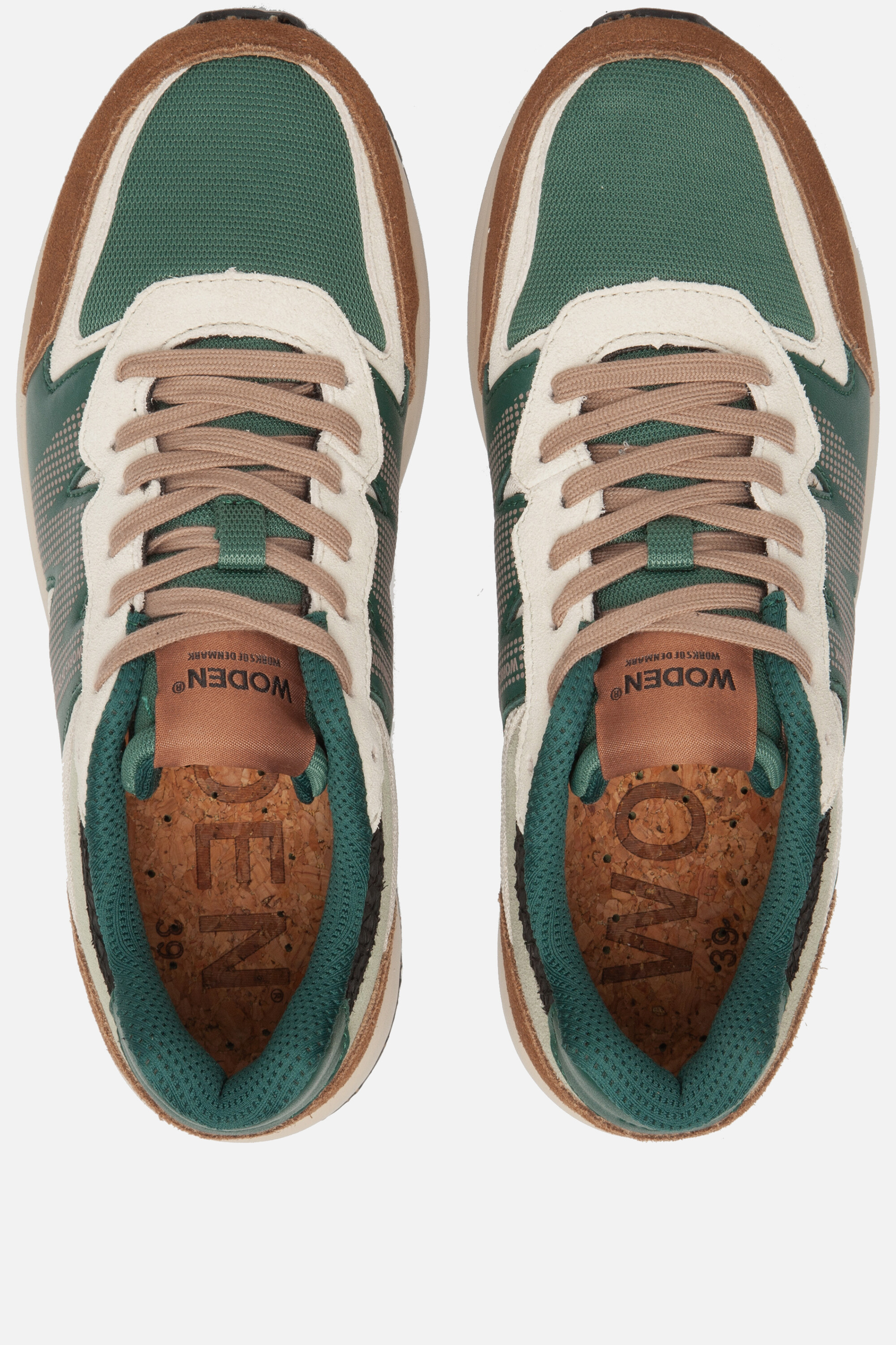 Woden Rigmor Sneakers cognac Suede afbeelding 3