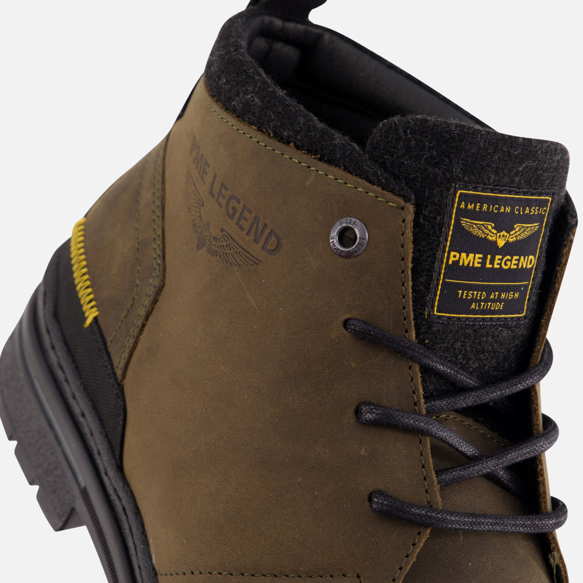 PME Legend Fleetman Veterschoenen groen Leer afbeelding 4