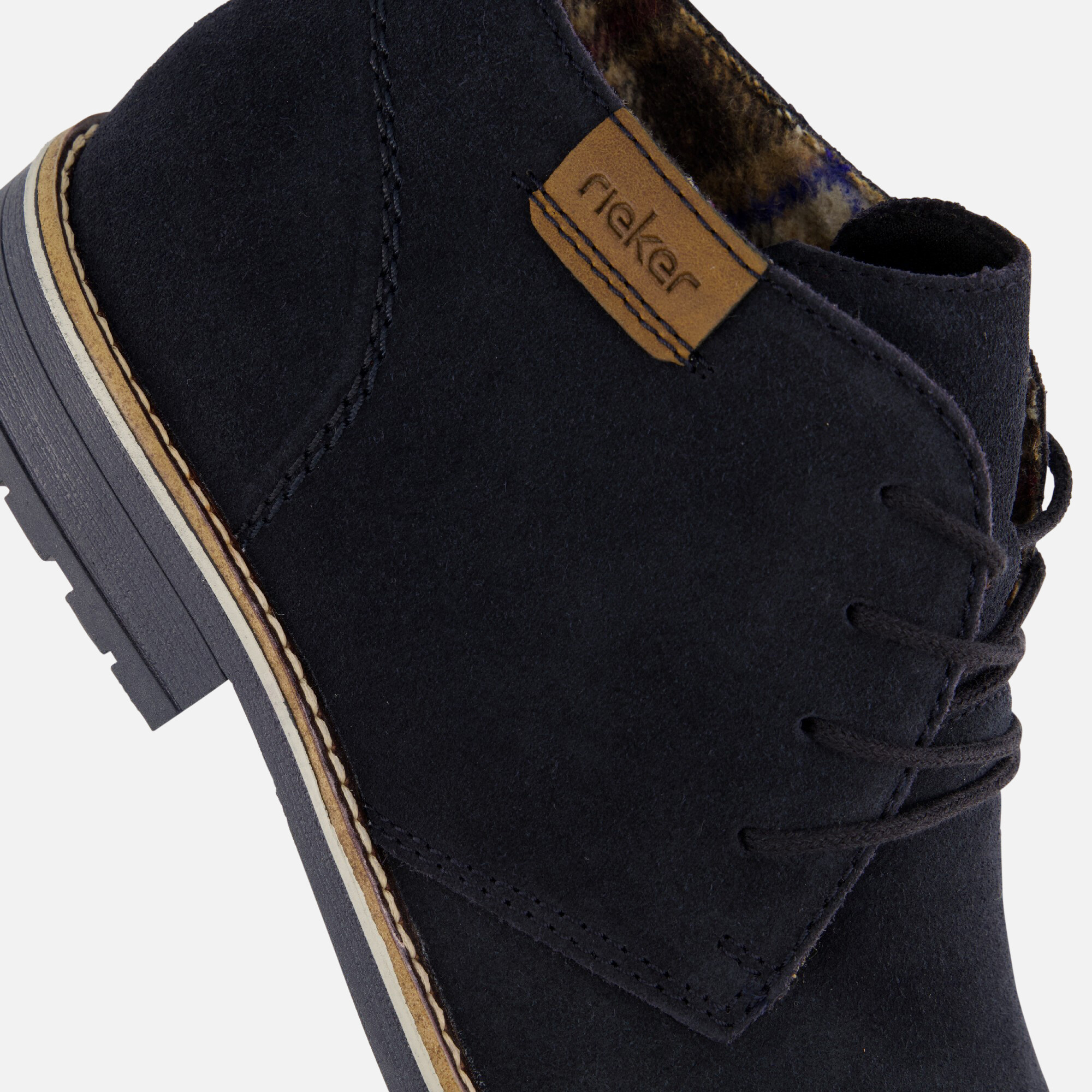 Rieker Veterboots blauw Synthetisch afbeelding 4