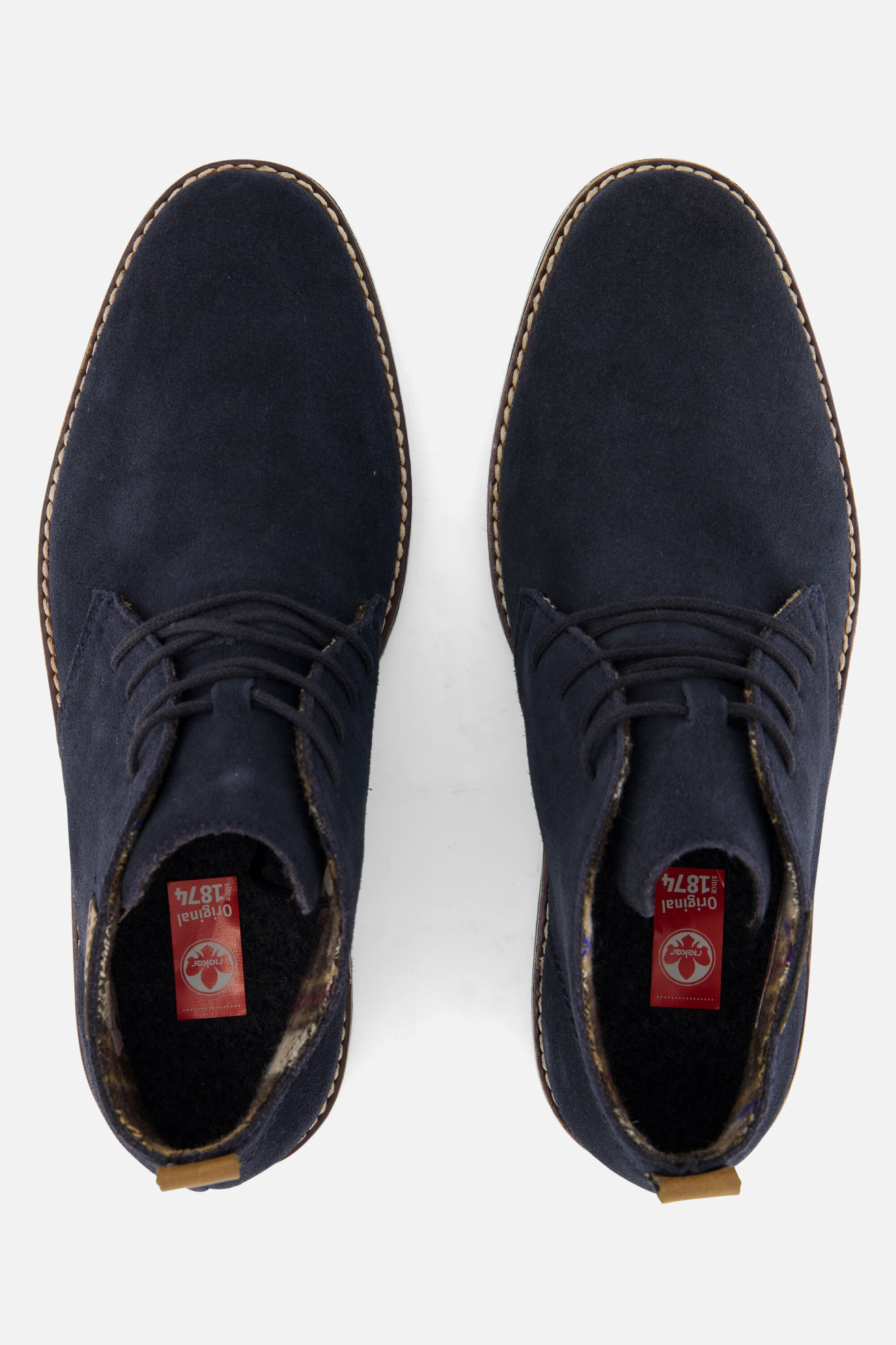 Rieker Veterboots blauw Synthetisch afbeelding 2