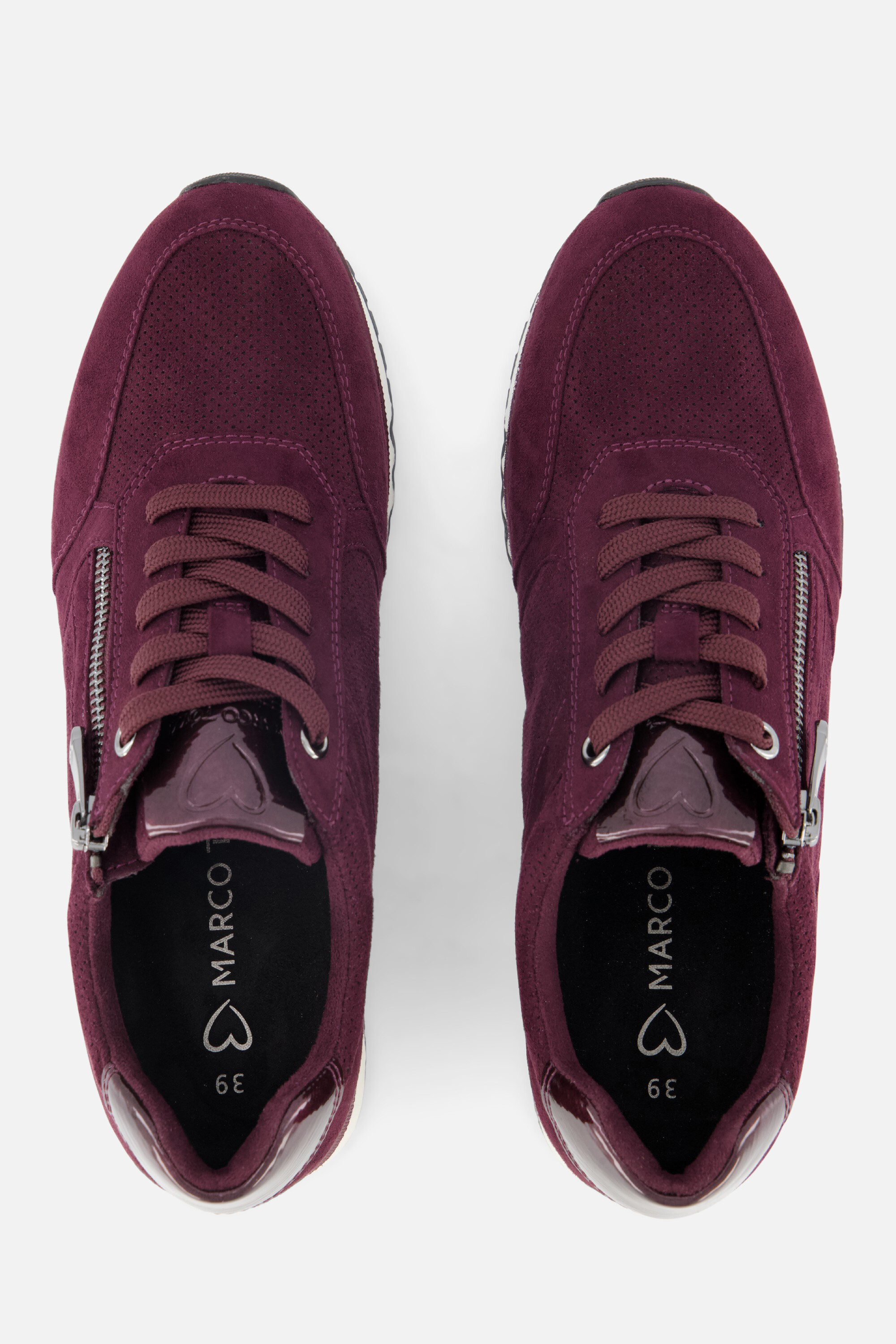 Marco Tozzi Sneakers rood Textiel afbeelding 3