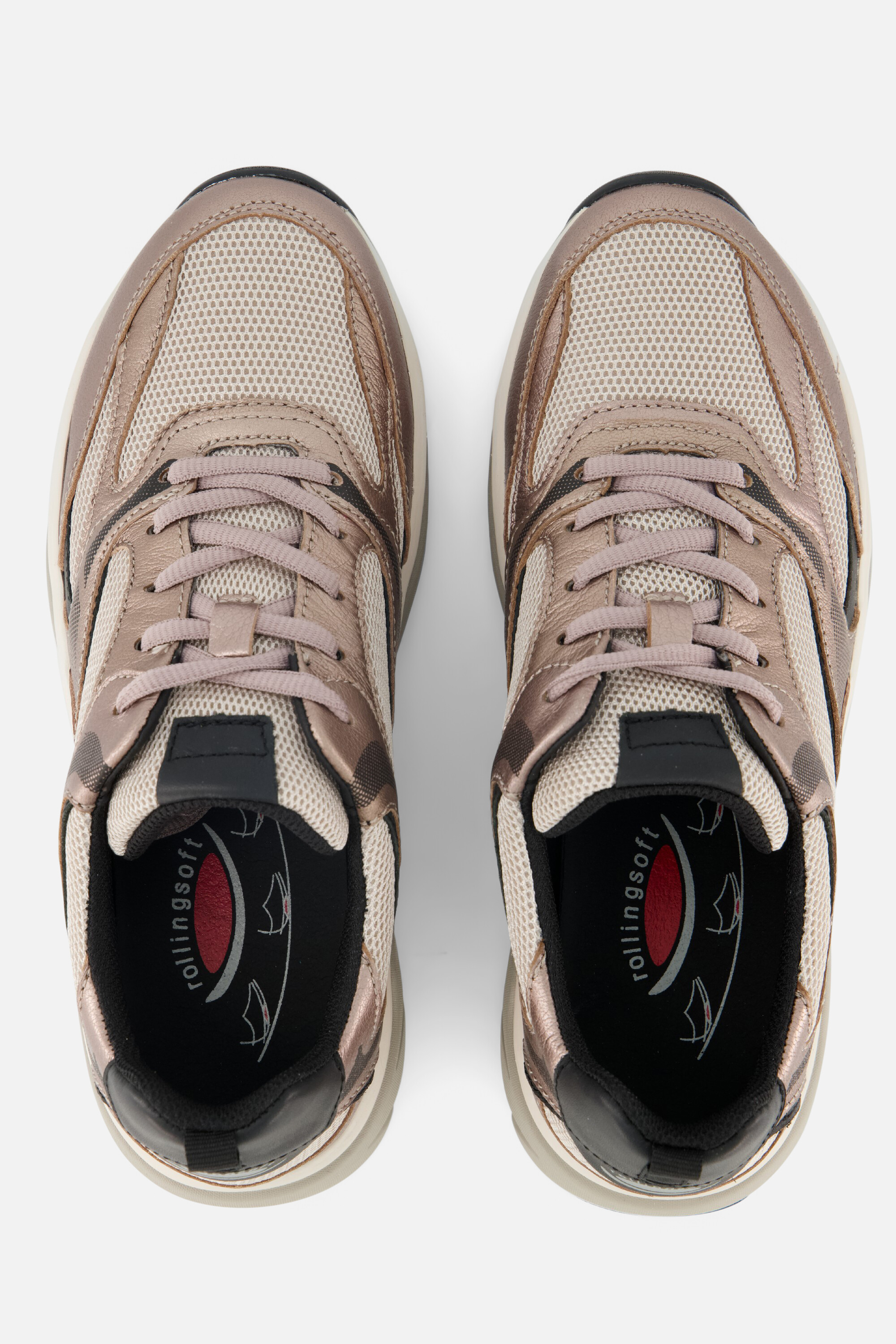 Gabor Rollingsoft Sneakers grijs Leer afbeelding 3