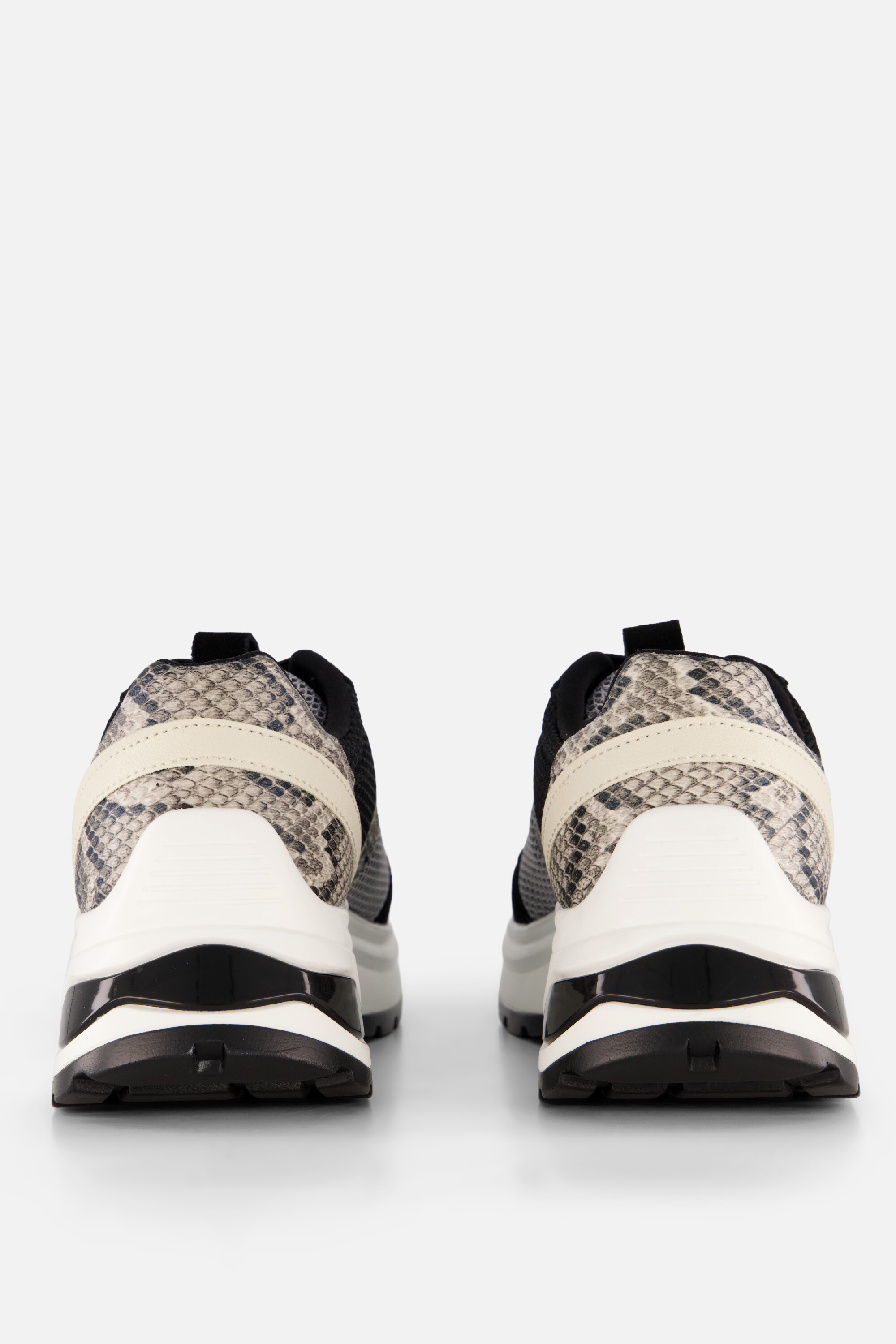Cellini Snake Sneakers zwart Textiel afbeelding 2