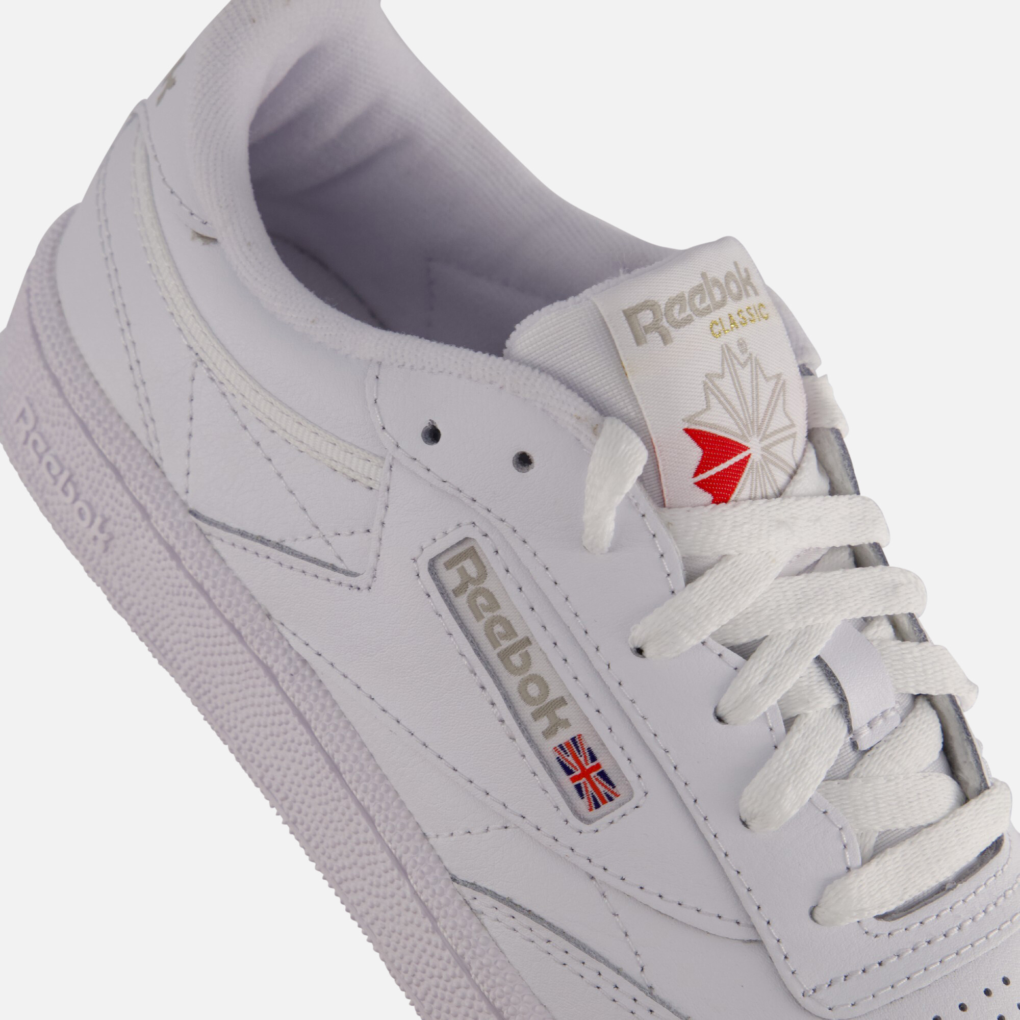 Reebok Club C 85 Sneakers wit Leer afbeelding 4