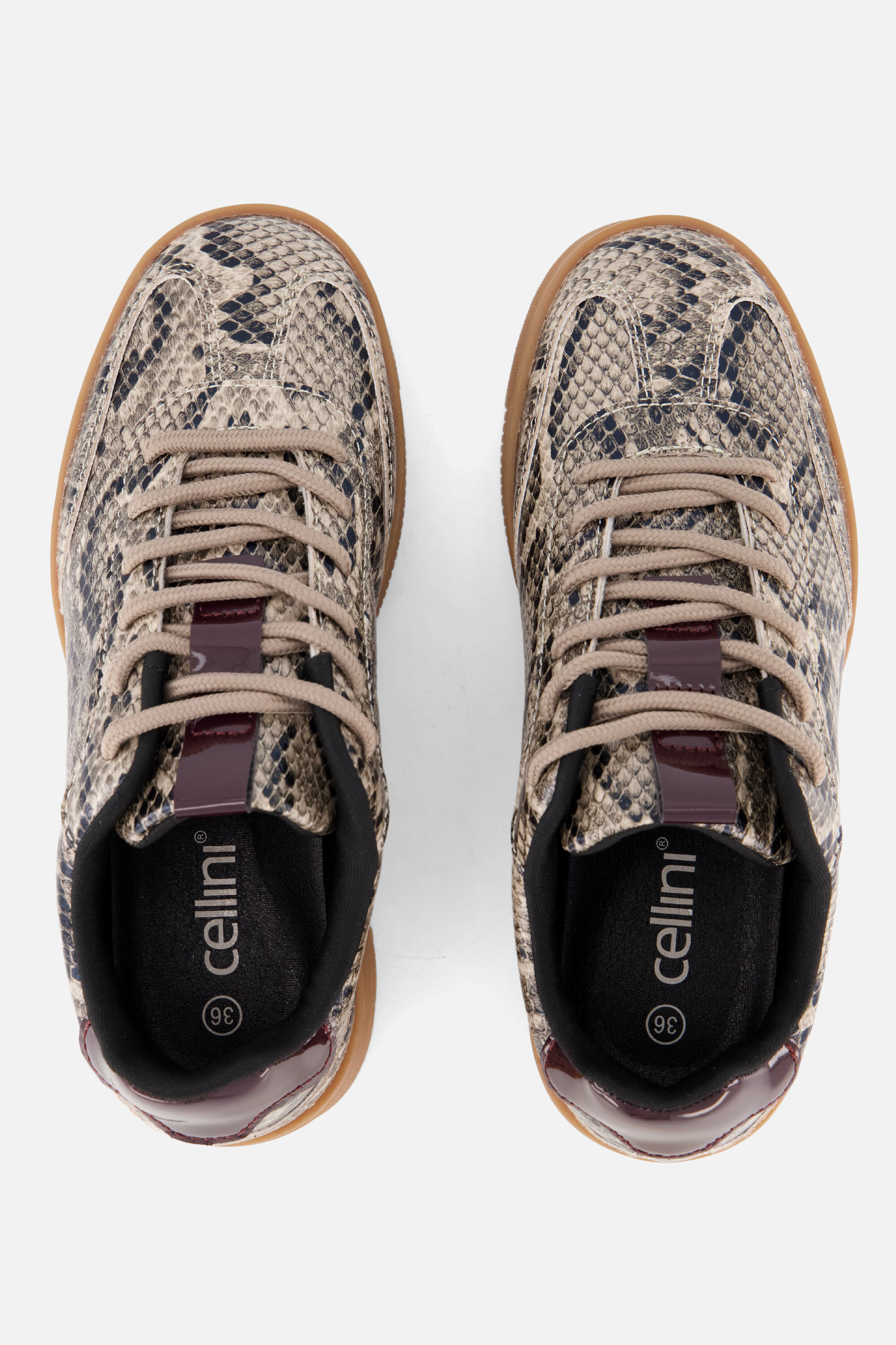 Cellini Snake Sneakers beige Synthetisch afbeelding 3