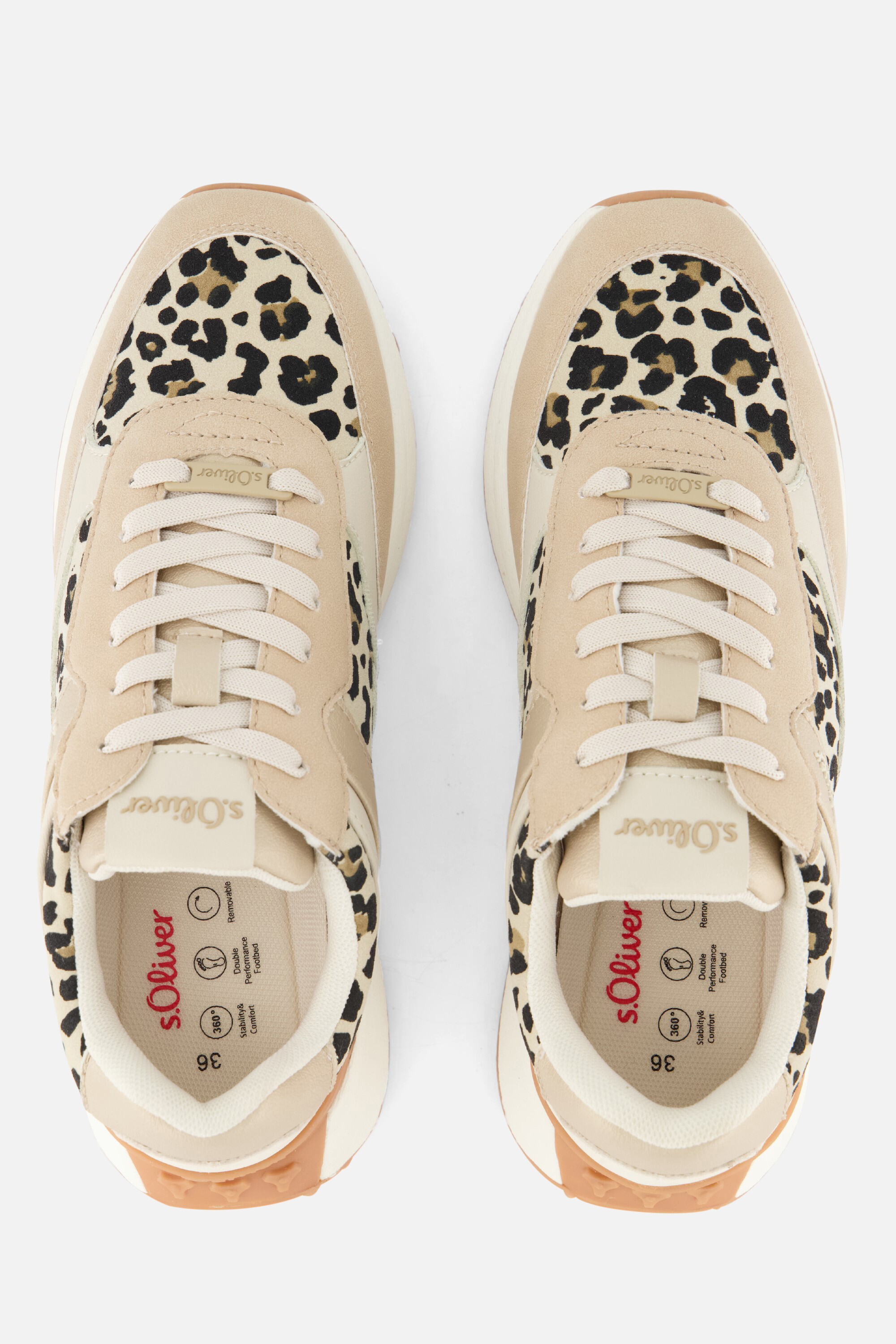 S.Oliver Sneakers beige Synthetisch afbeelding 3