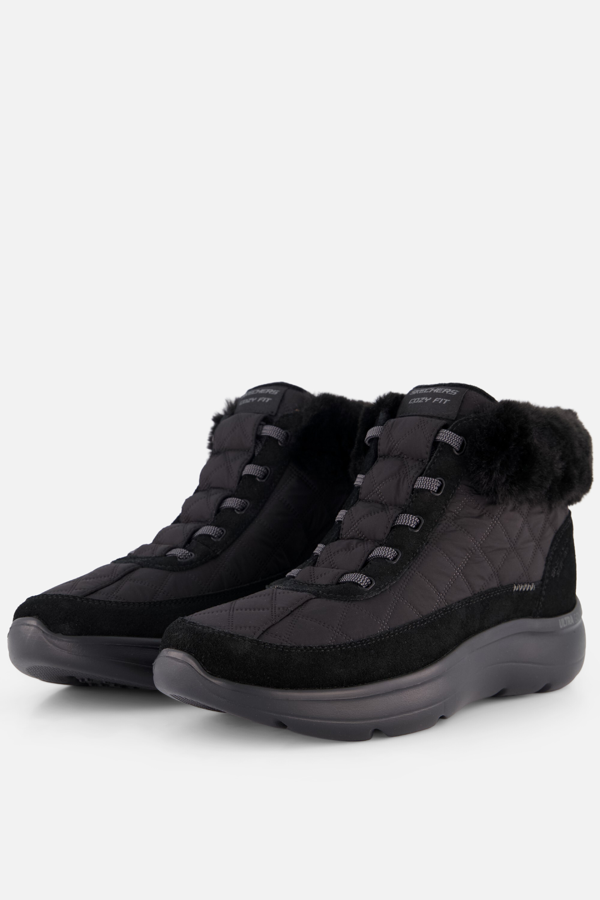 Skechers Skechers Slip-Ins Cozy Fit Veterboots zwart