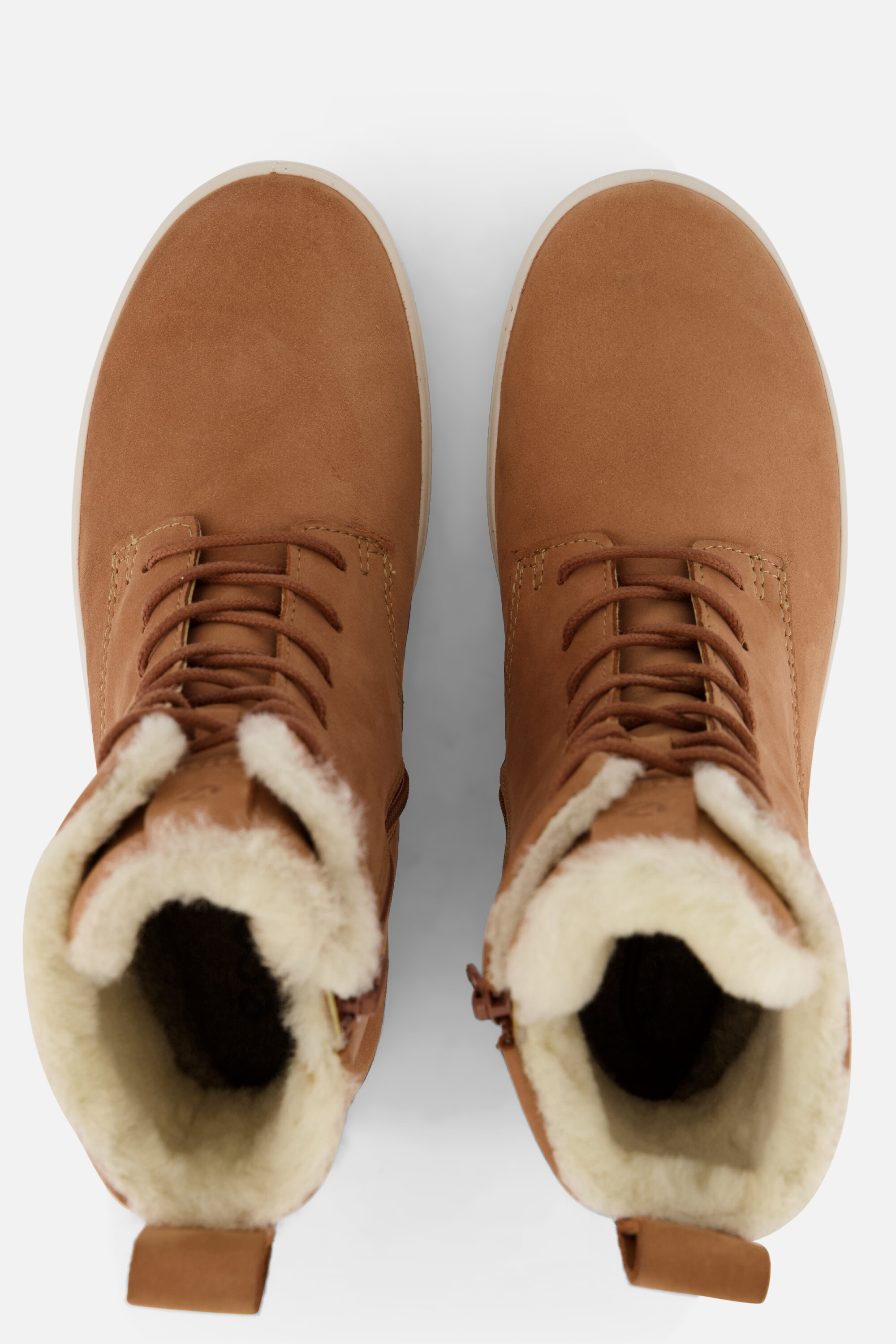 Ecco Soft 7 Tred W Veterboots cognac Nubuck afbeelding 2
