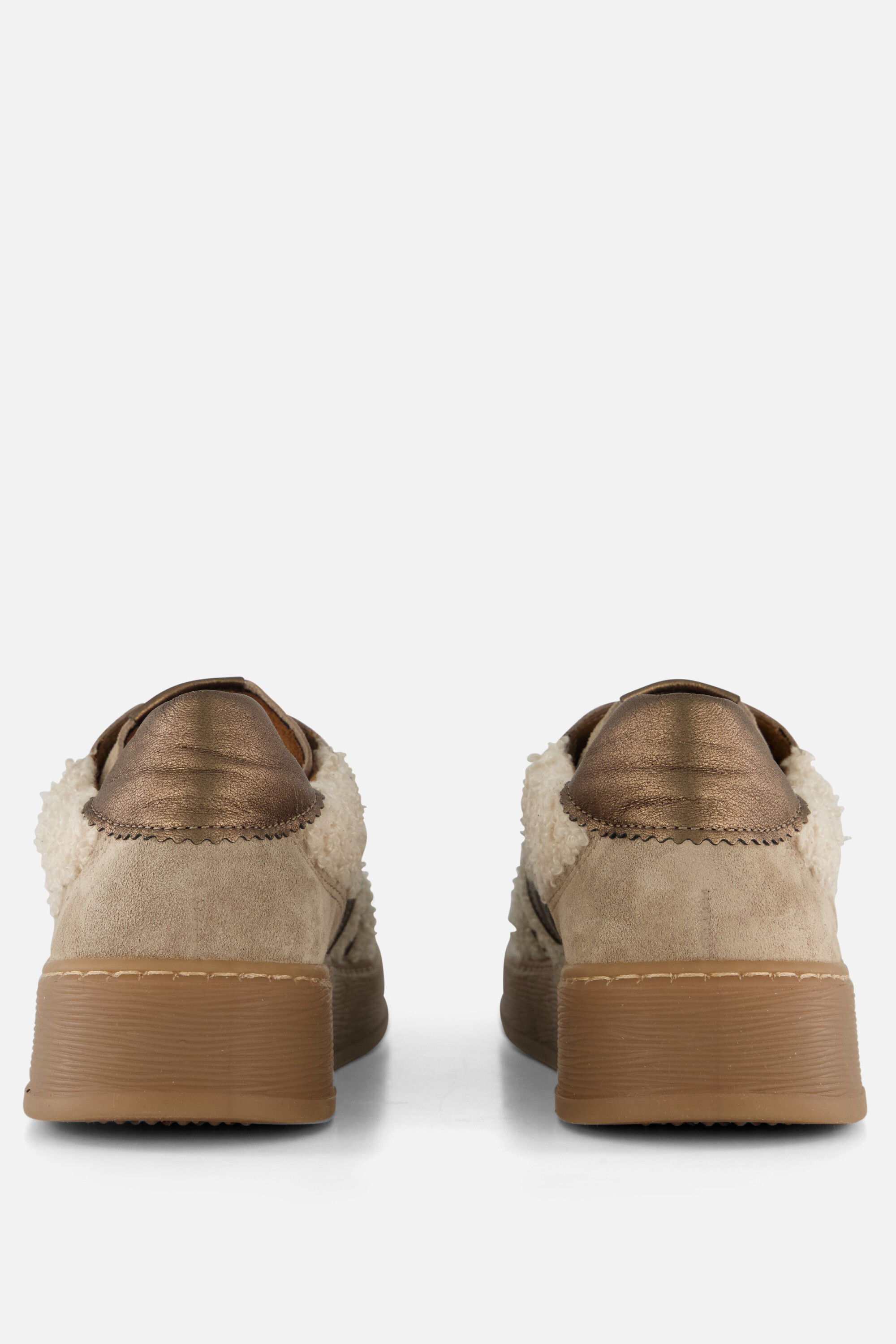 Gabor Teddy Sneakers beige Leer afbeelding 2
