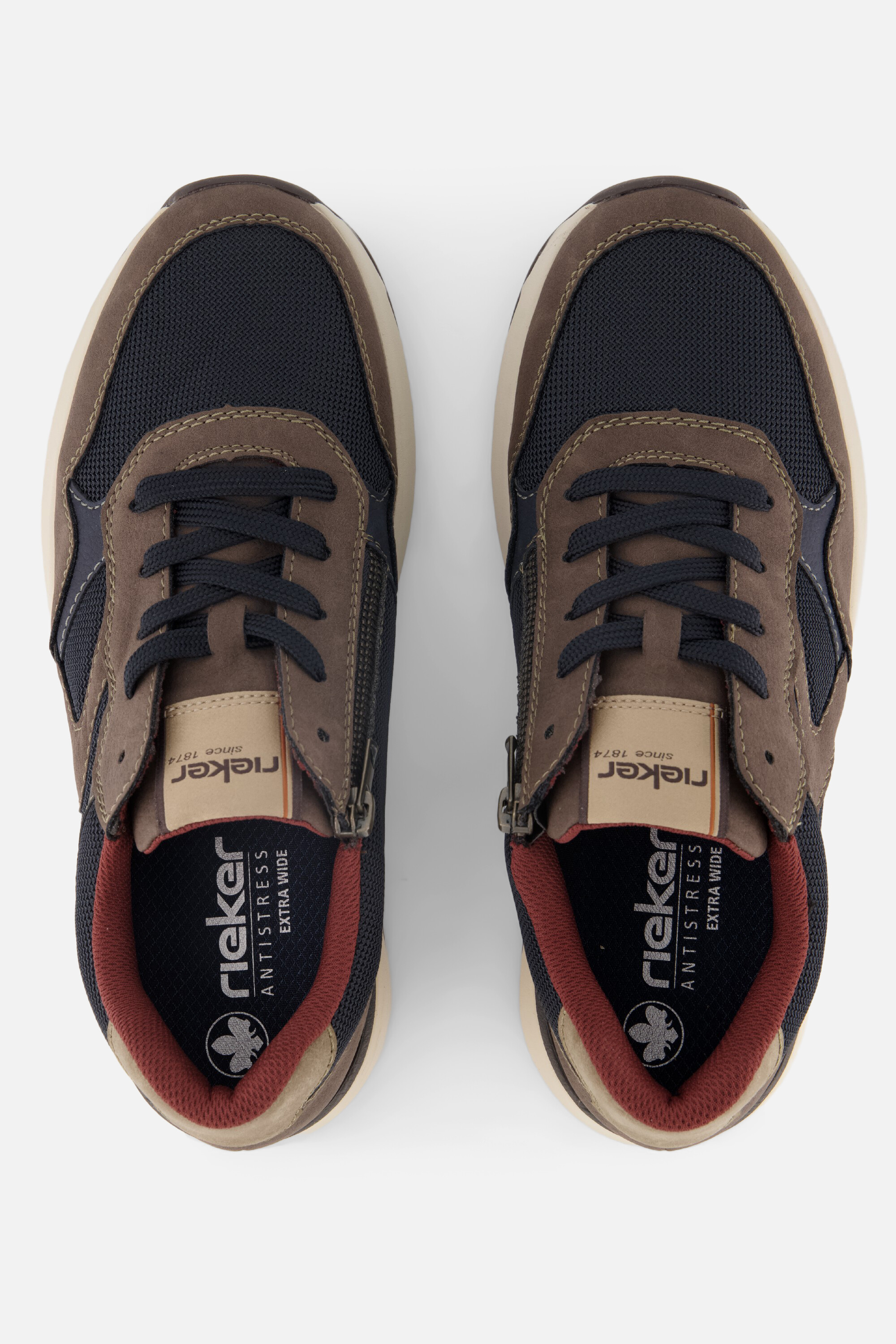 Rieker Sneakers taupe Synthetisch afbeelding 2