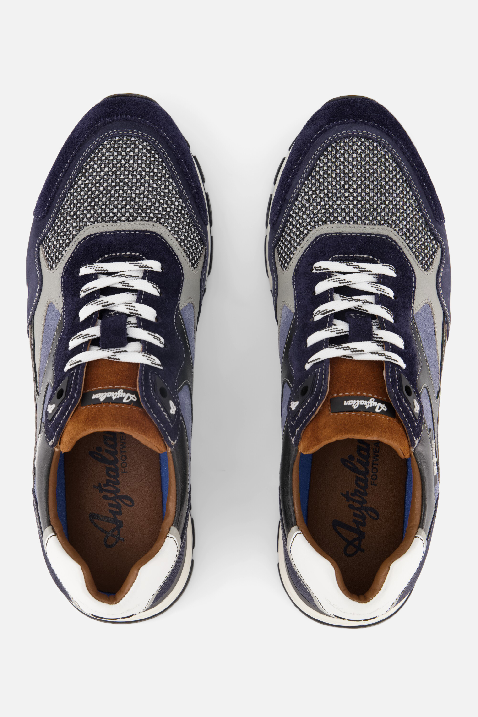 Australian Tiago Sneakers blauw Leer afbeelding 2