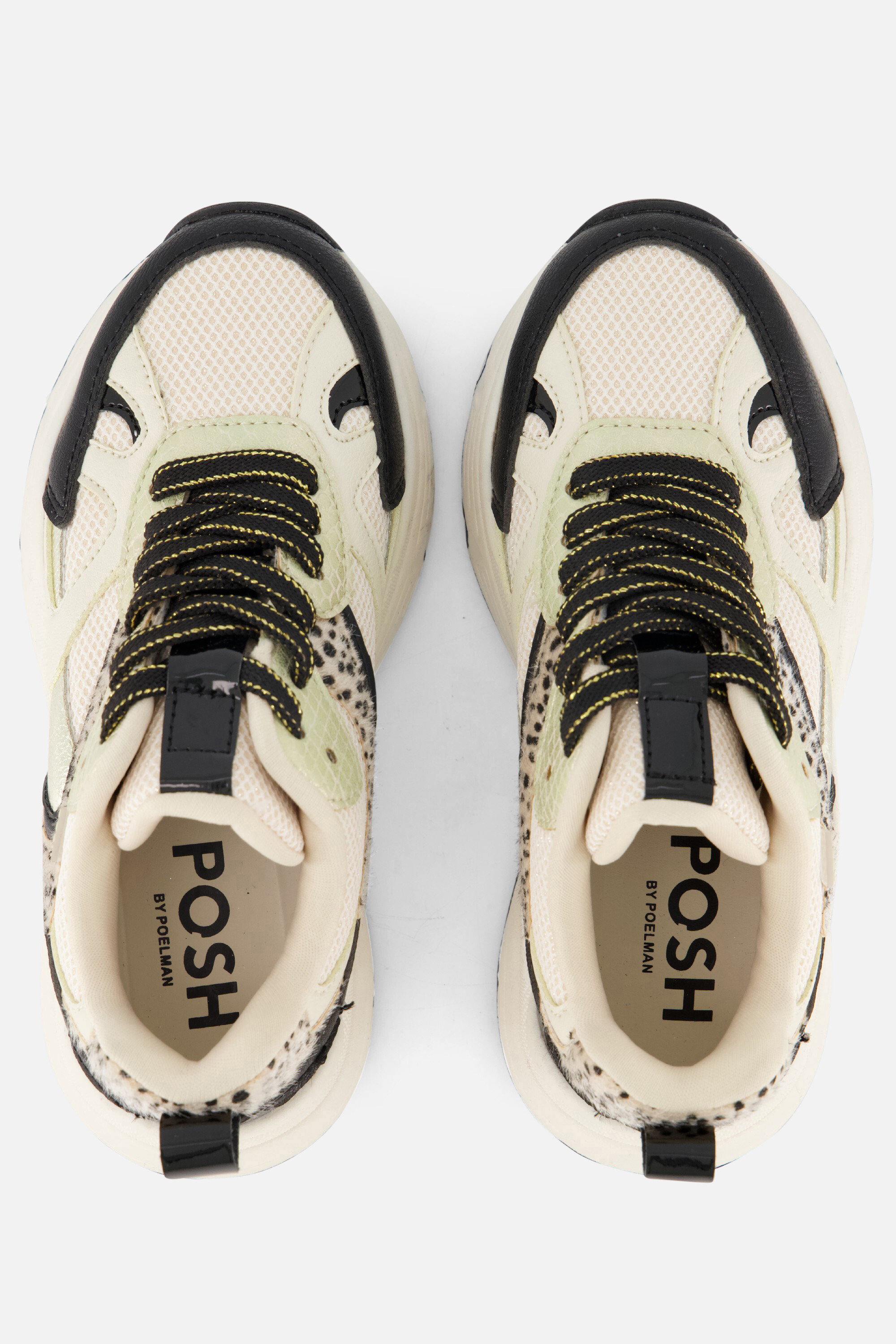 POSH by Poelman Sneakers beige Synthetisch afbeelding 2