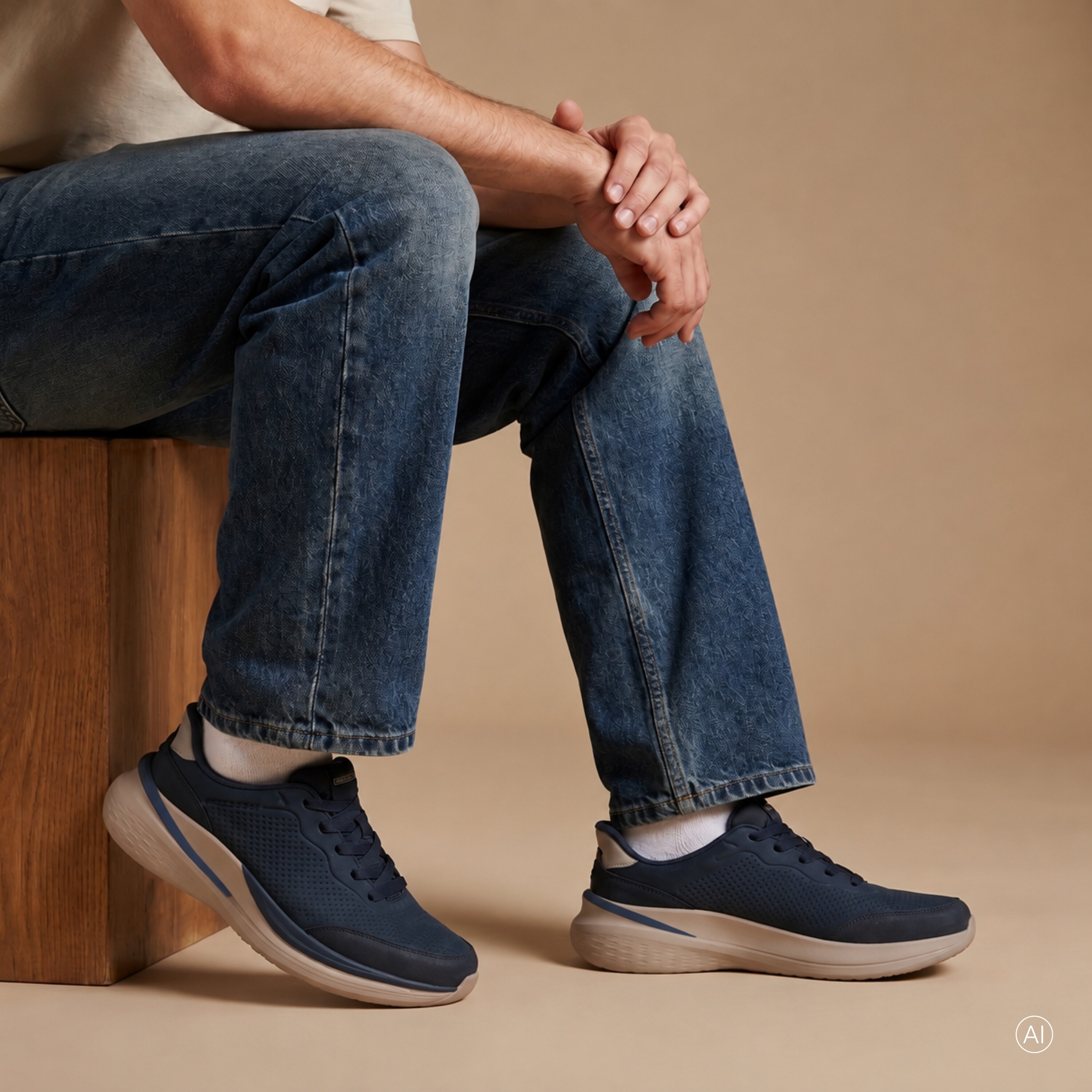 Skechers Skechers Slip-in Slade 2.0 waybound blauw