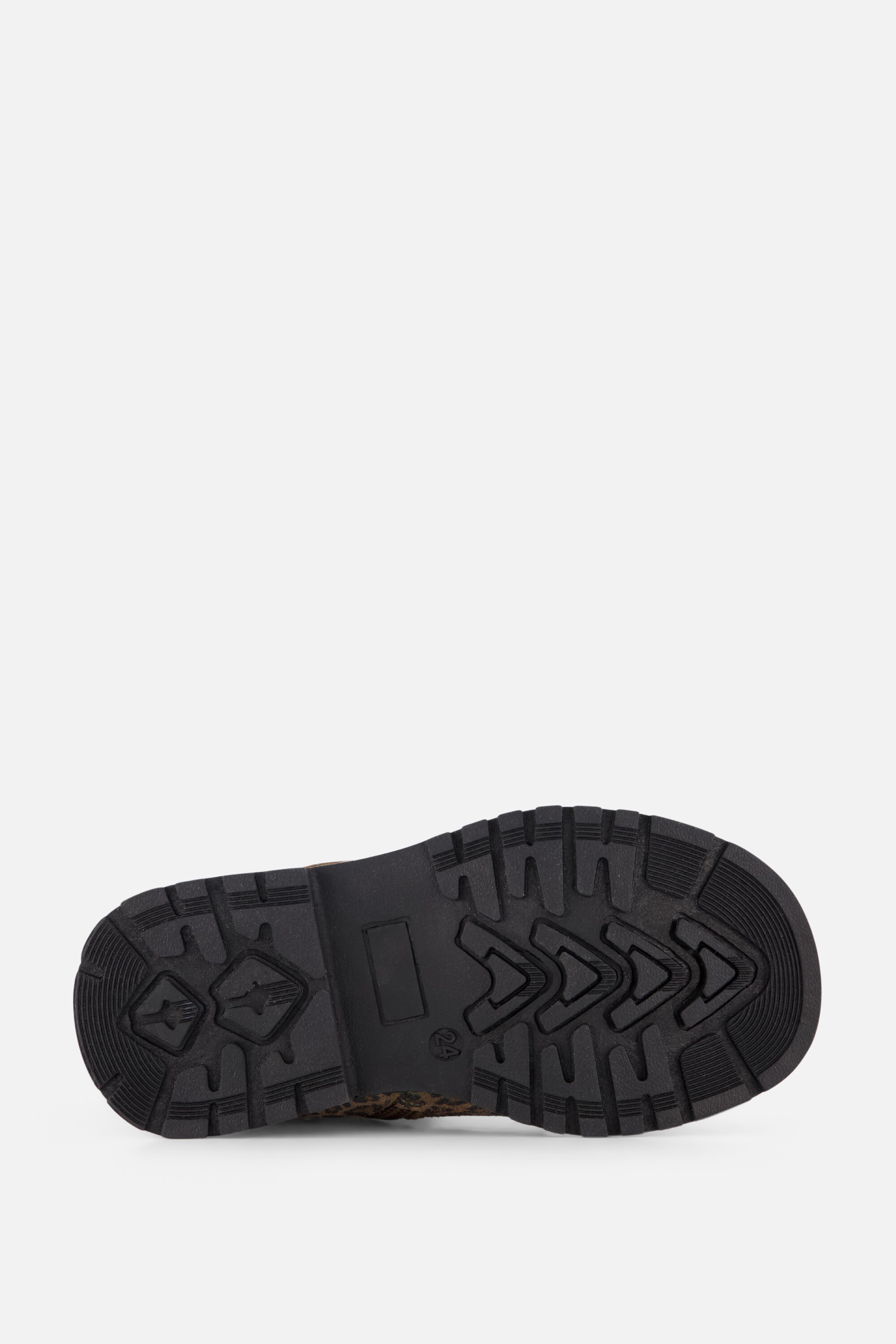 Muyters Leopard Veterboots goud Leer afbeelding 3