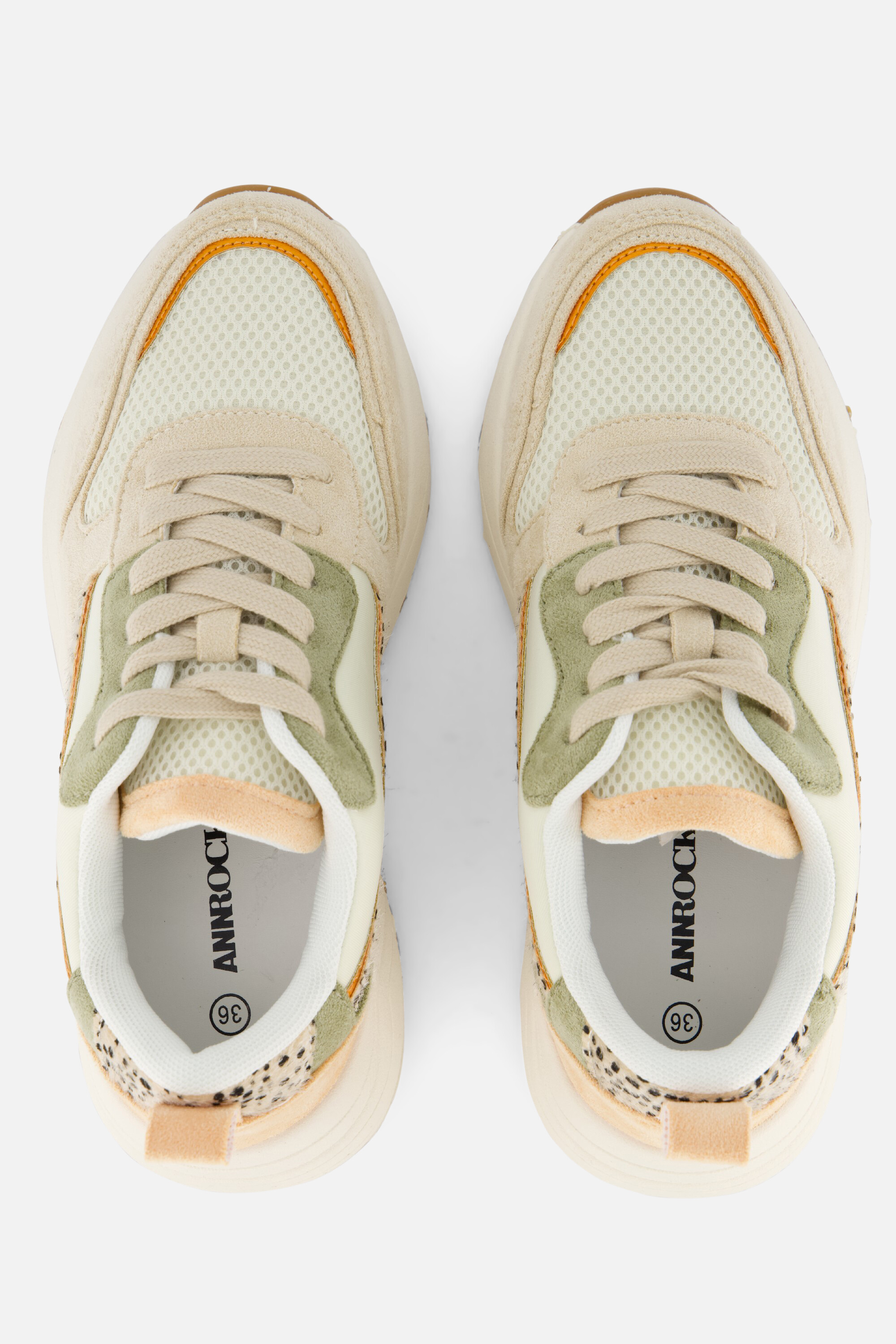 Ann Rocks Sneakers wit Synthetisch afbeelding 2