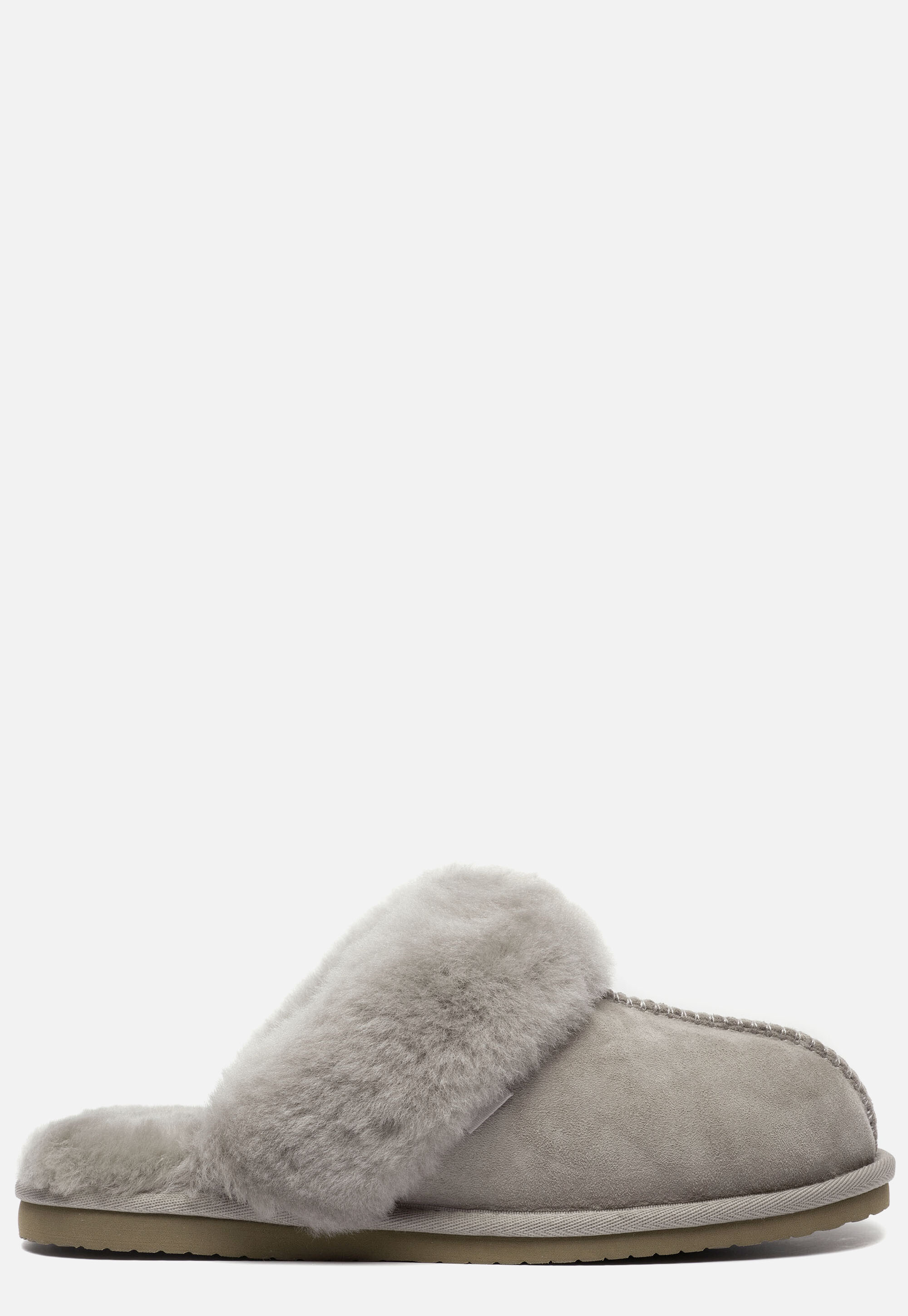 Bullboxer Pantoffels grijs Suede afbeelding 2
