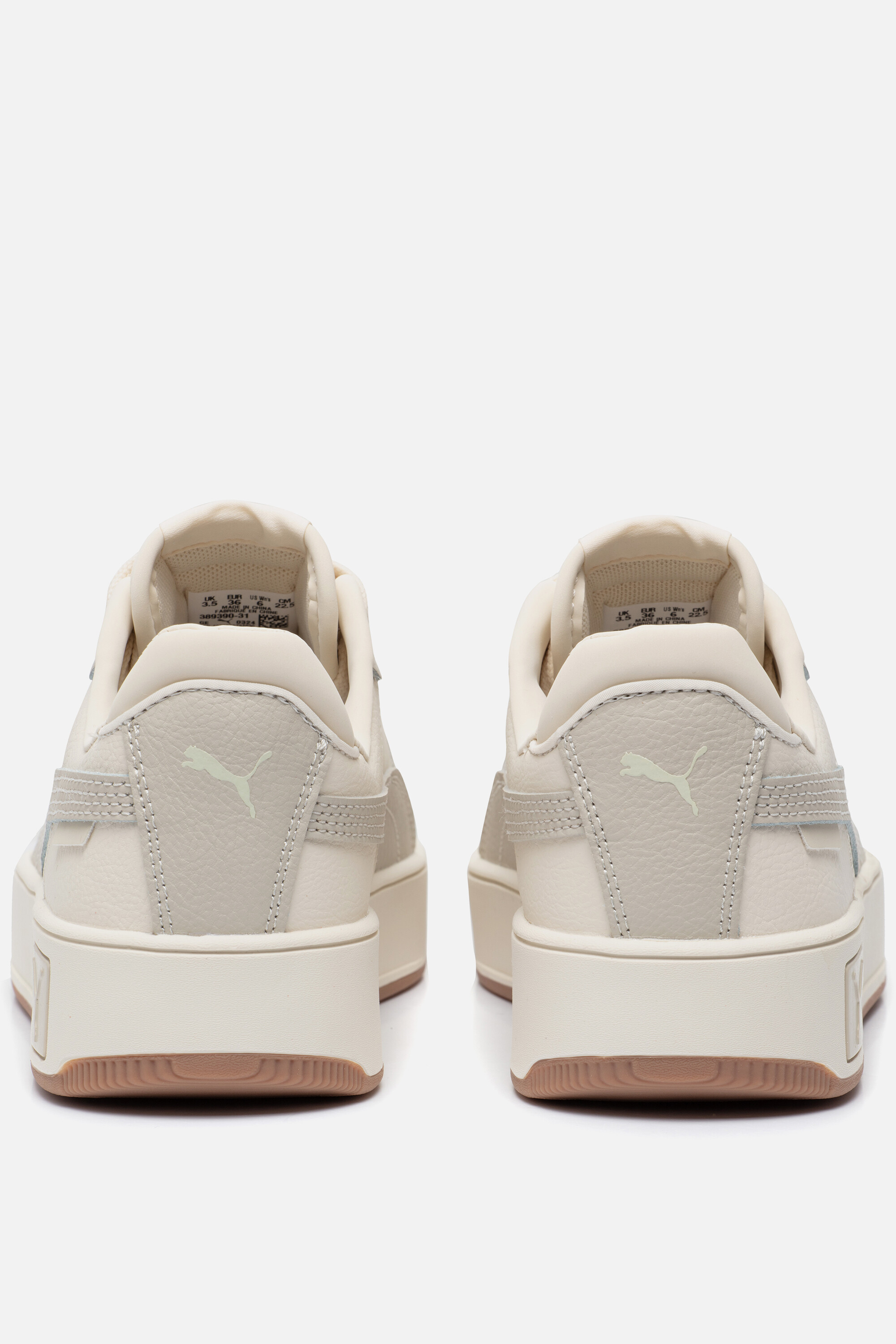 Puma Carina Street Sneakers beige Synthetisch afbeelding 2