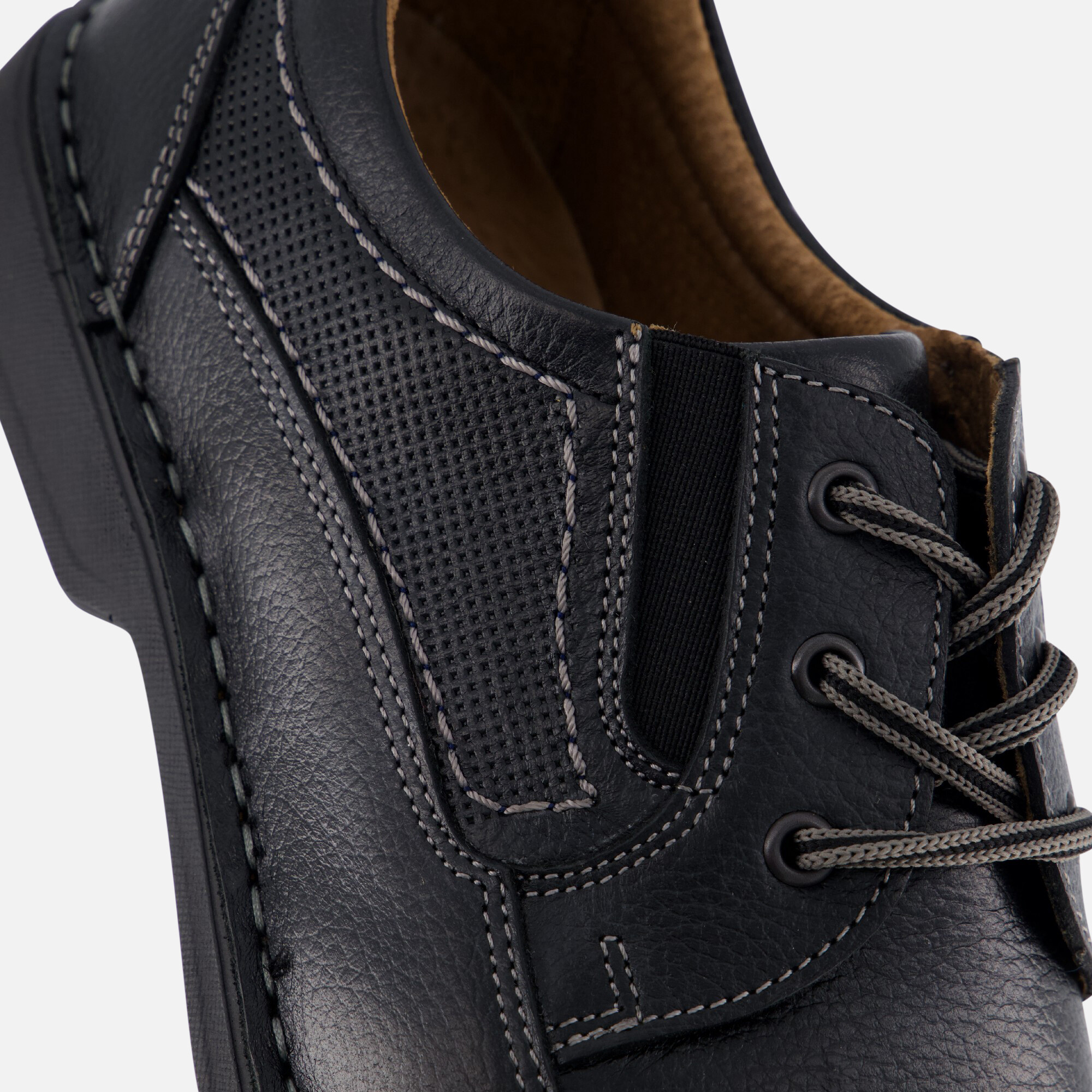 Outfielder Veterschoenen zwart Leer afbeelding 4