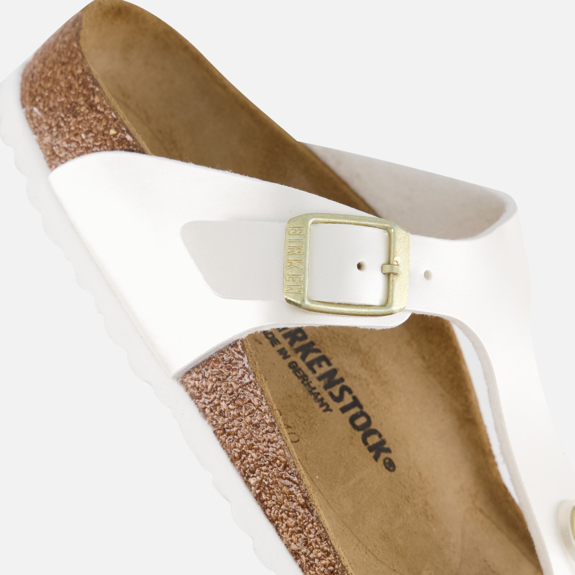 Birkenstock Gizeh Slippers wit Synthetisch afbeelding 3