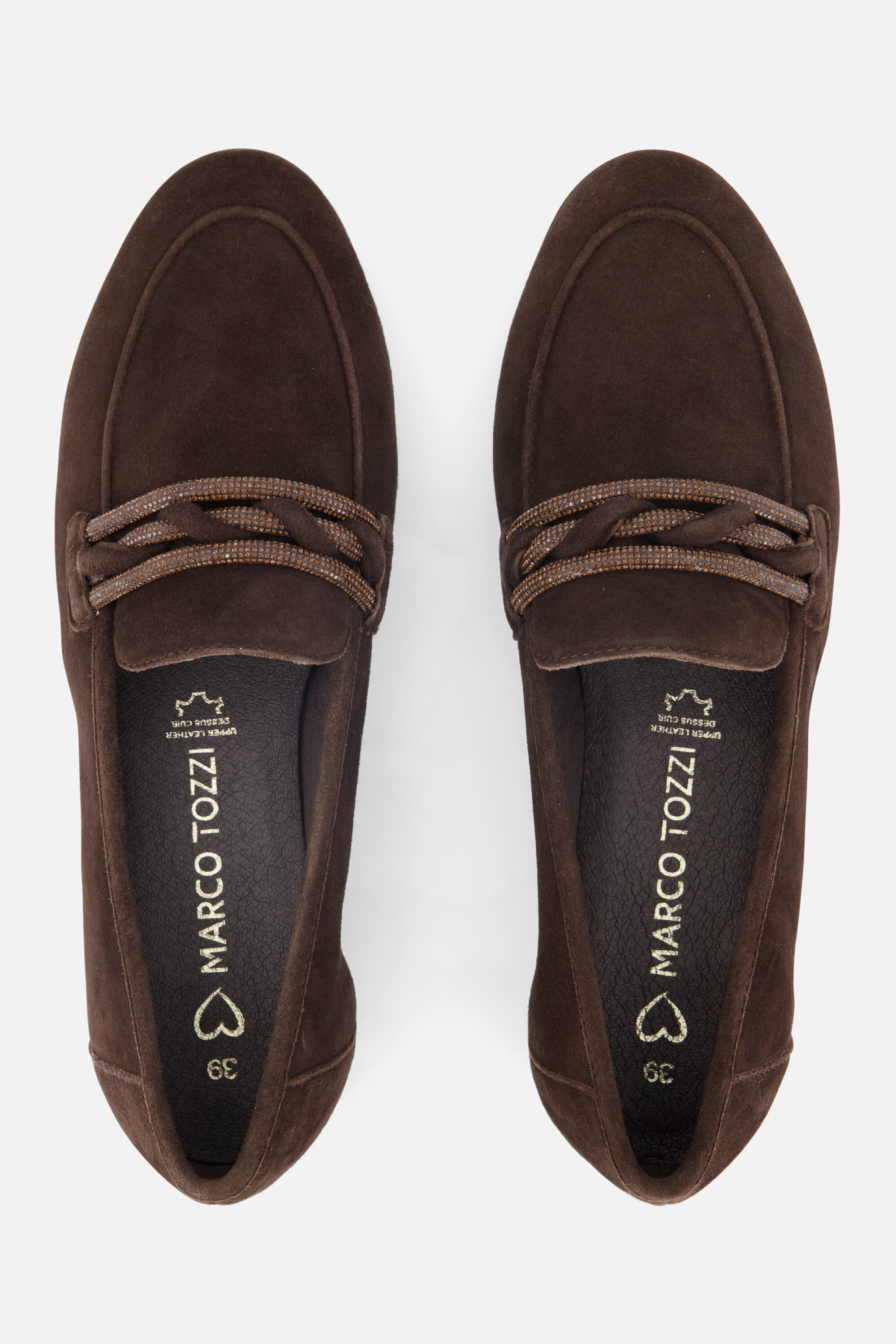 Marco Tozzi Instappers bruin Suede afbeelding 3