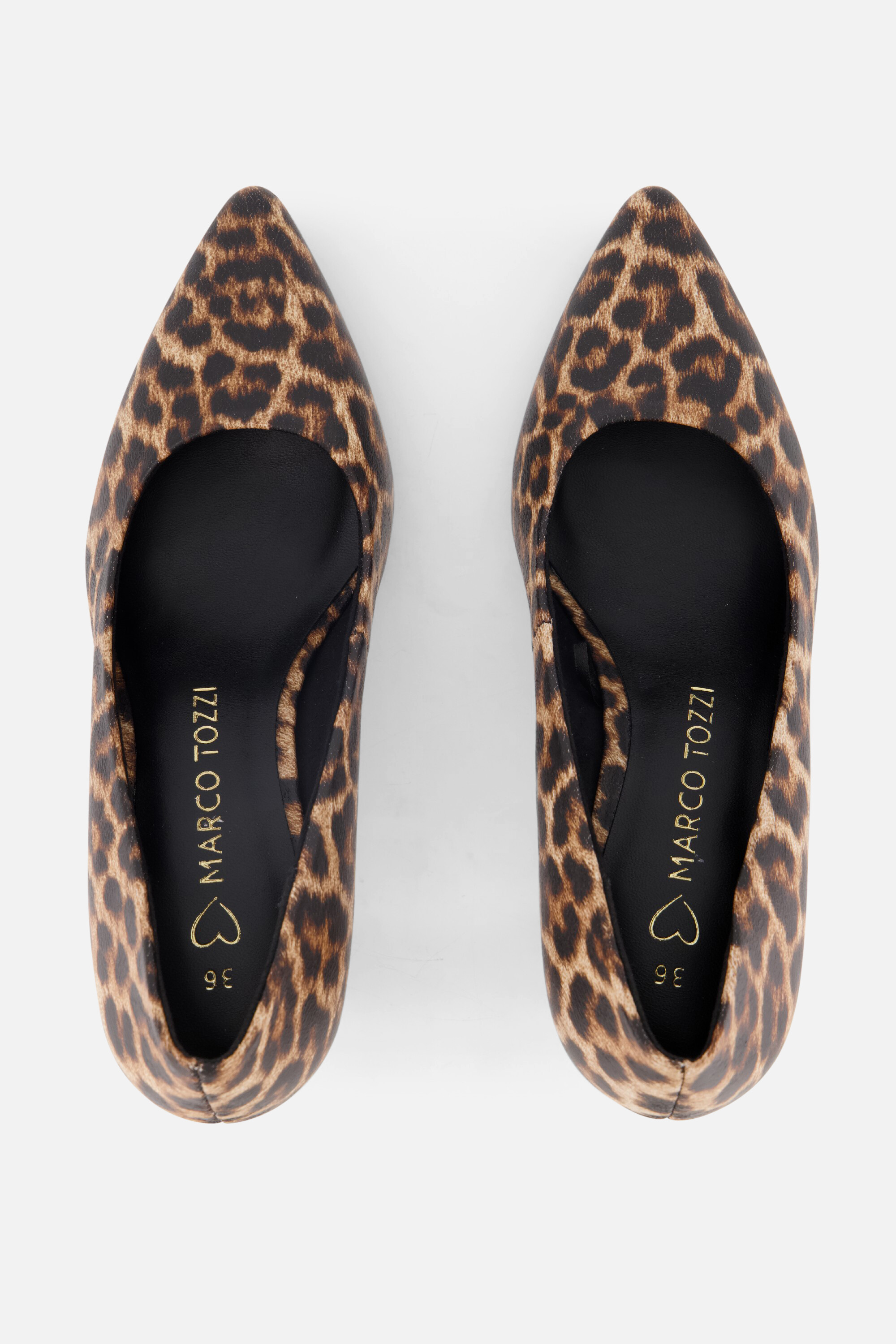 Marco Tozzi Leopard Pumps beige Textiel afbeelding 3