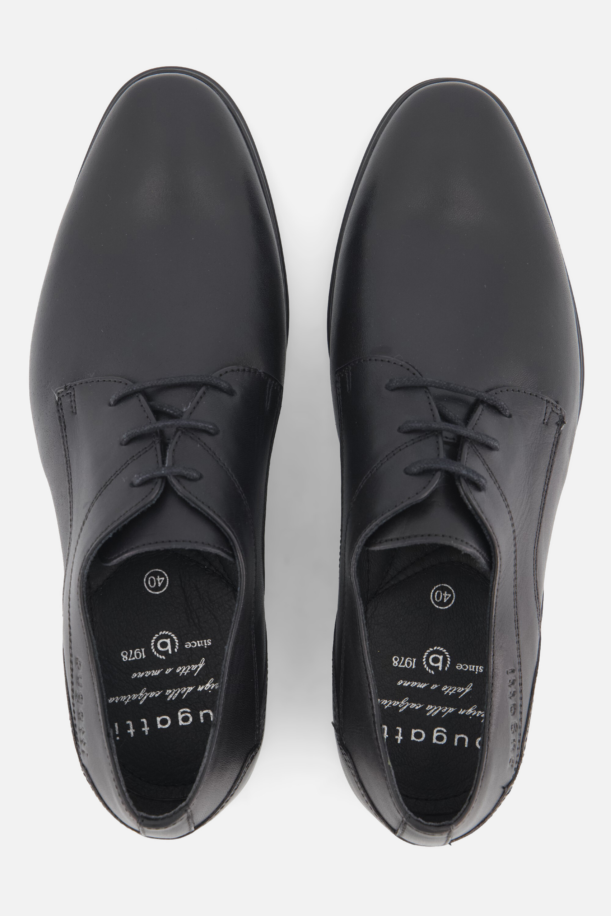 Bugatti Mevit Veterschoenen zwart Leer afbeelding 2