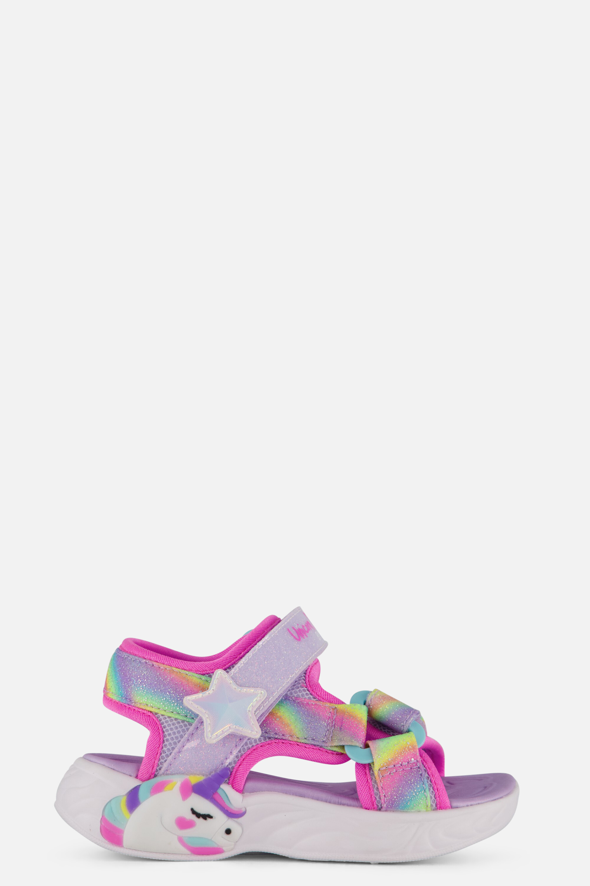 Skechers Unicorn Dreams Sandalen roze Textiel afbeelding 4