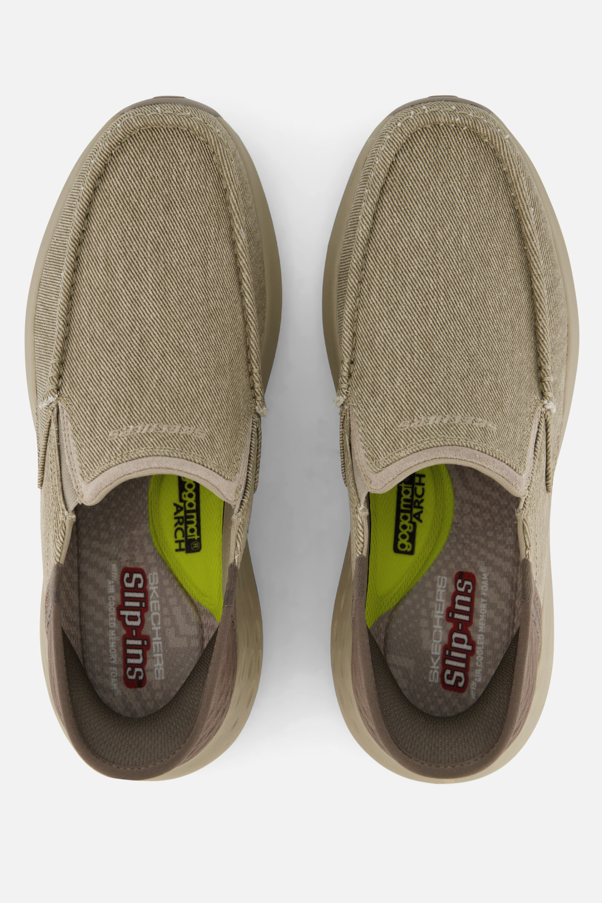 Skechers Hands Free Slip-ins Instappers taupe afbeelding 3