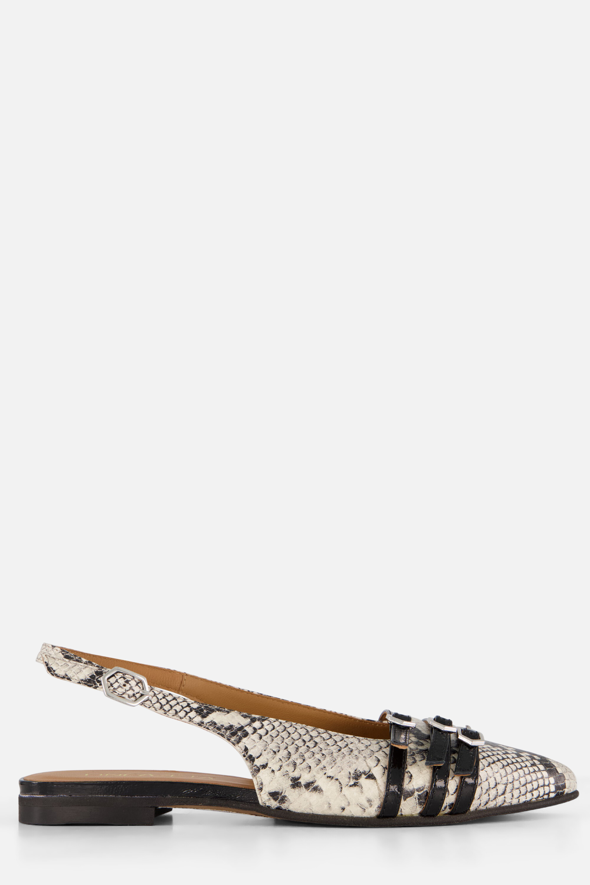 Linea Zeta Slingbacks bruin Leer afbeelding 4