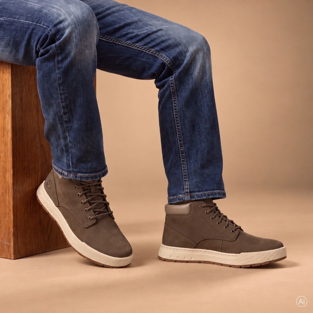 Timberland Timberland Maple Grove Mid Veterschoenen bruin