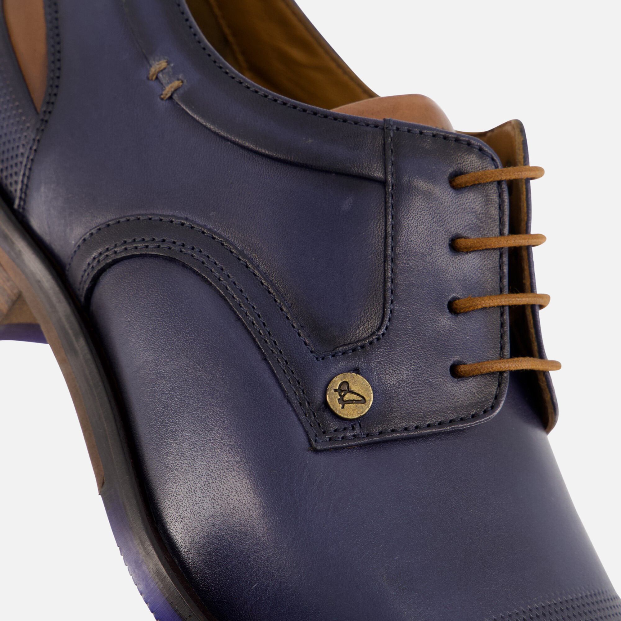 Australian Clayton Veterschoenen blauw Leer afbeelding 4