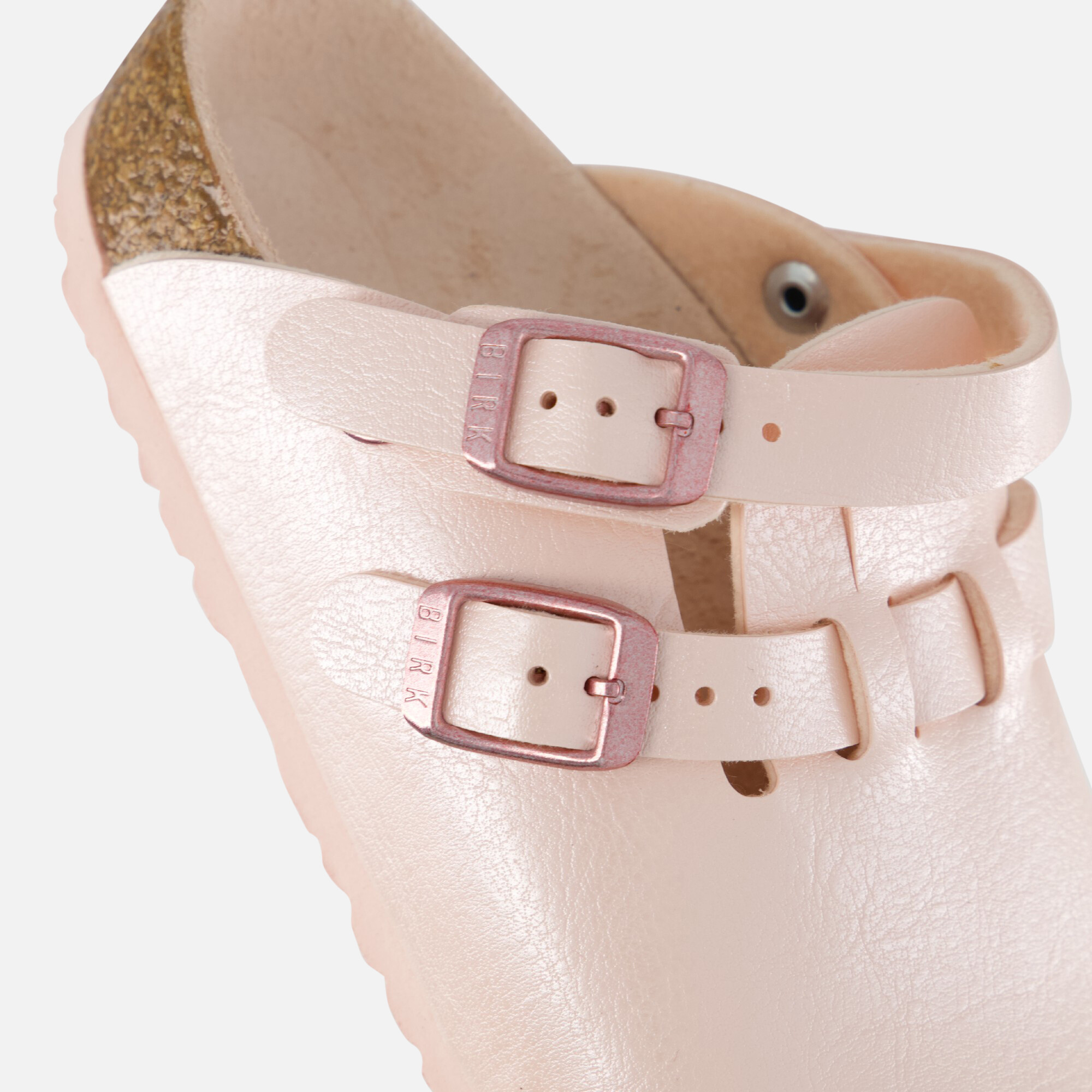 Birkenstock Kay Clogs Sandalen roze Leer afbeelding 3
