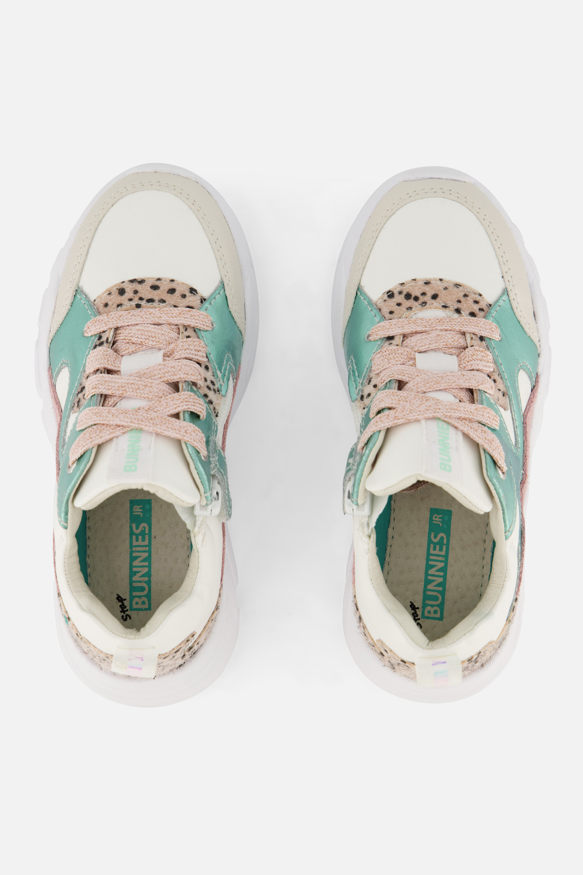 BunniesJR Sanne Spring Sneakers roze Leer afbeelding 3