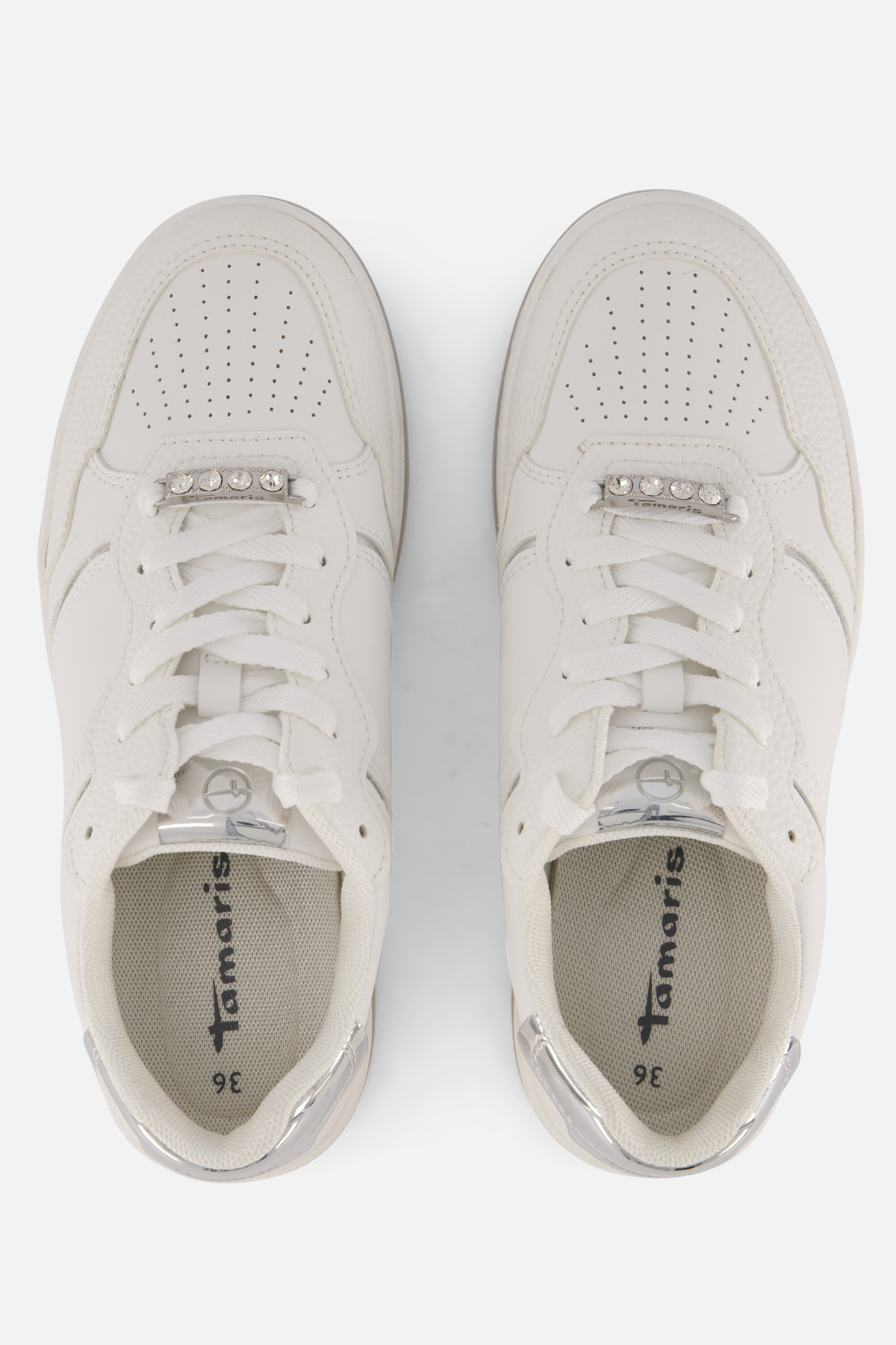 Tamaris Sneakers wit Synthetisch afbeelding 2